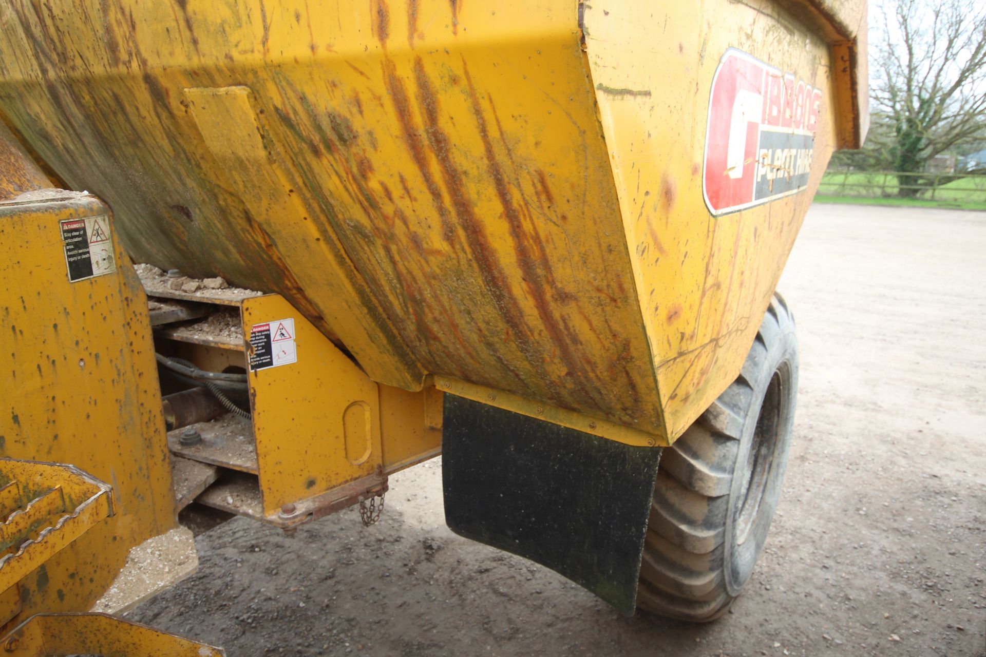 Thwaites 9T 4WD dumper. 2005. Unknown hours. Serial number SLCM39022507A6719. 500/60-22.5 wheel - Image 9 of 32