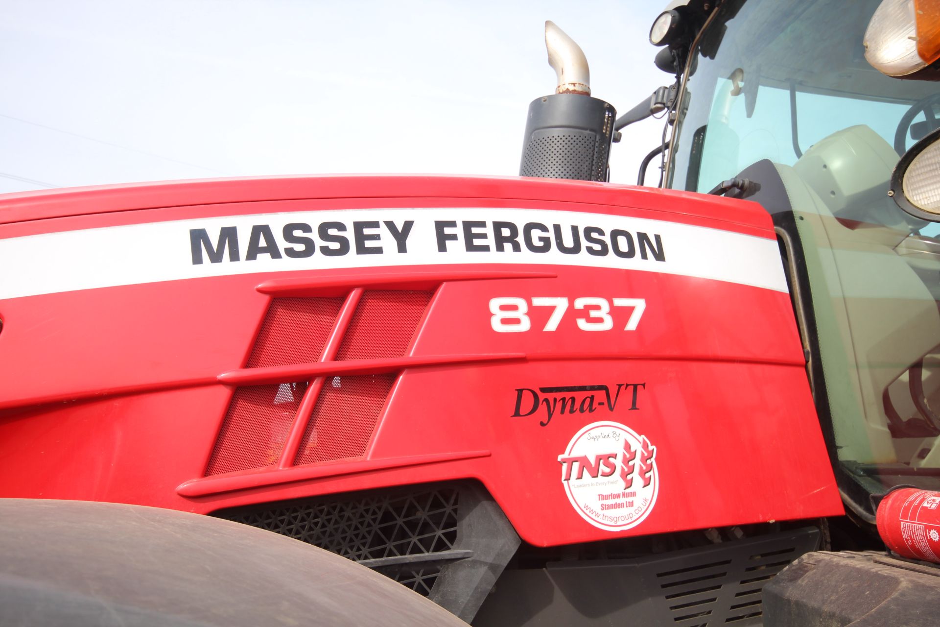 Massey Ferguson 8737 4WD tractor. Registration AY17 AVG. Date of first registration 14/03/2017. 4, - Image 63 of 104