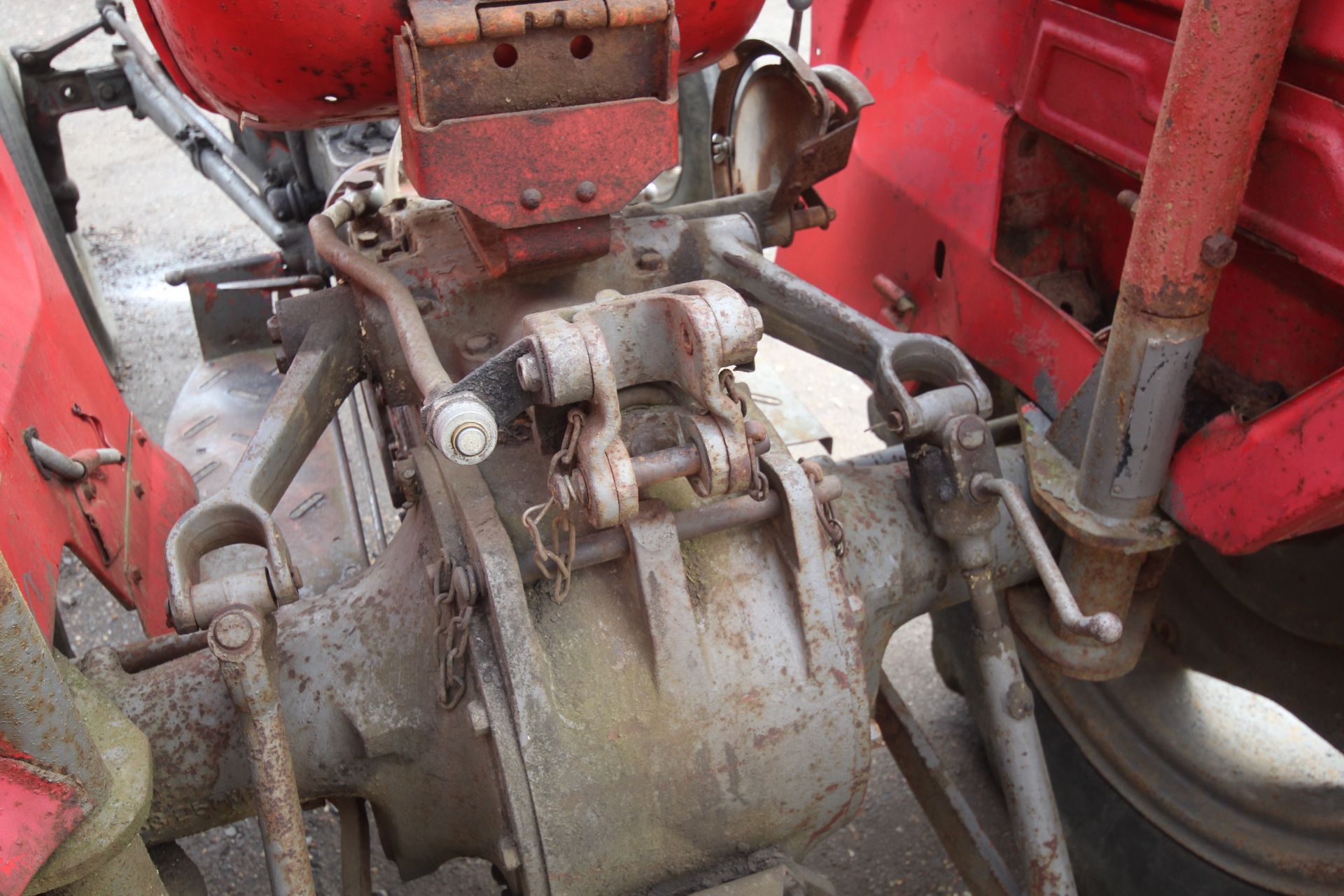 Massey Ferguson 35X 2WD tractor. 1963. Serial number SNMY313859. 11-28 rear wheels and tyres. - Image 21 of 43