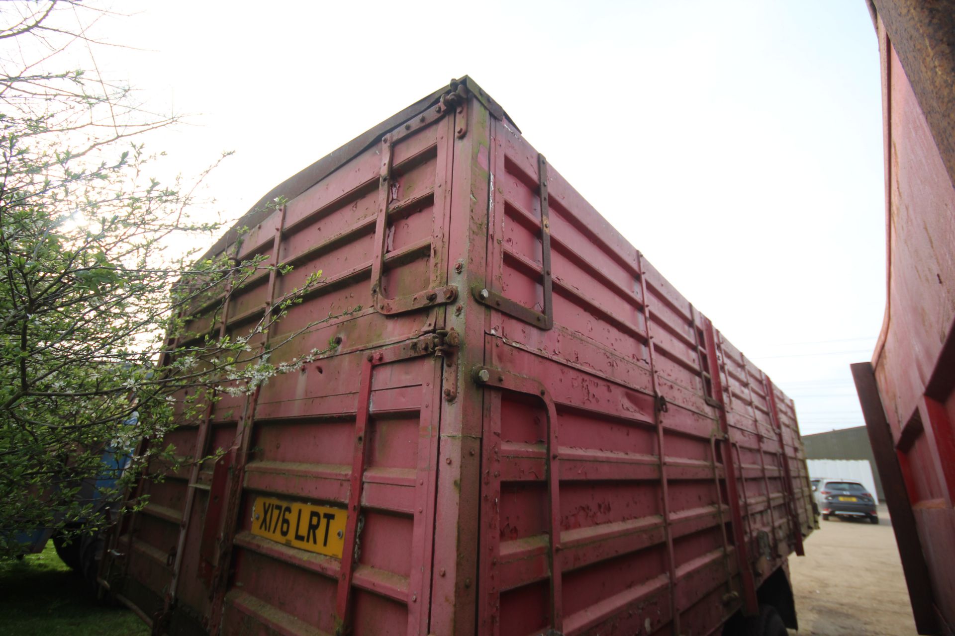 18T twin axle lorry conversion tipping trailer. With aluminium body. V - Image 3 of 28