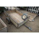 Single axle car trailer.  For sale due to retirement. V