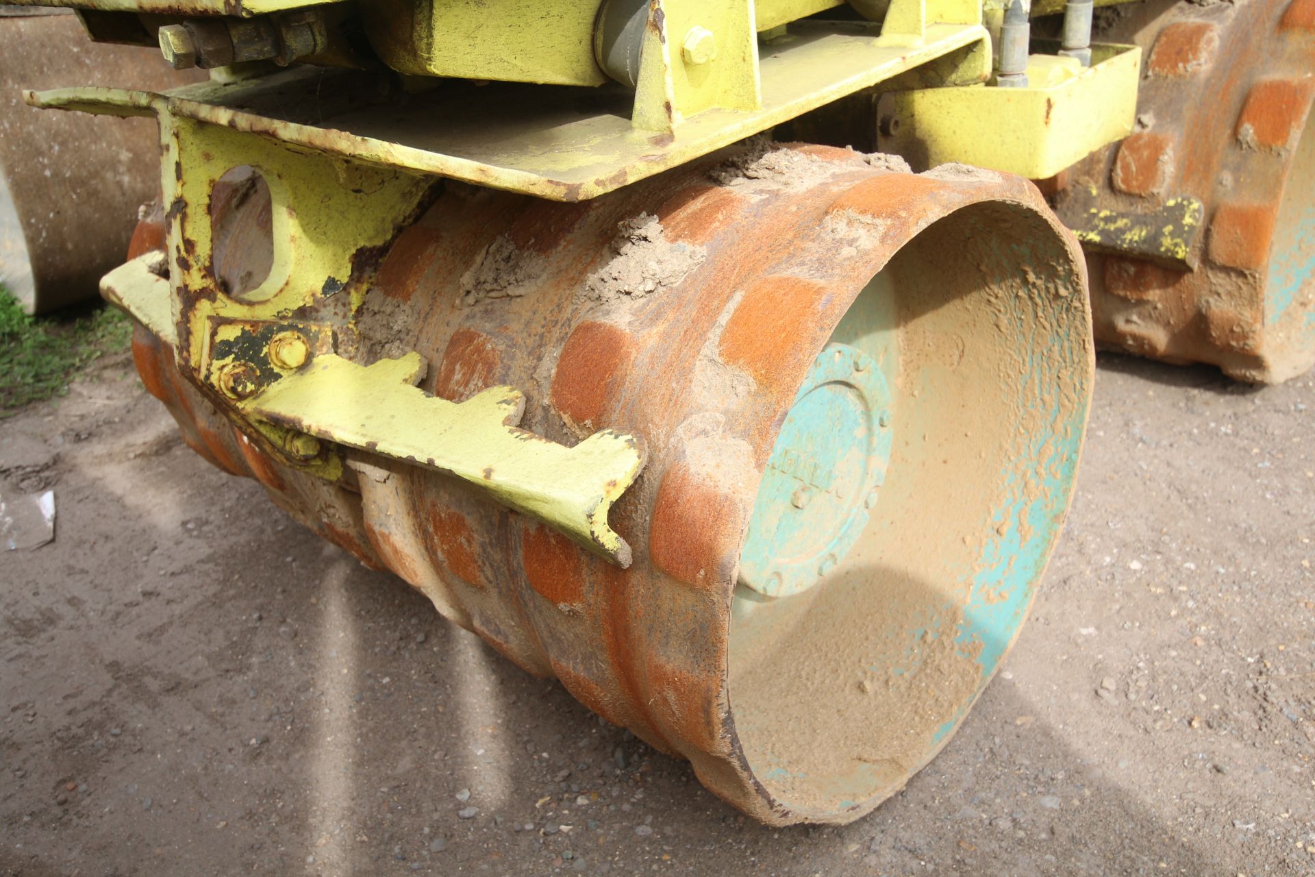 Rammax double drum trench roller. With Hatz diesel engine. Key held. V - Image 9 of 13