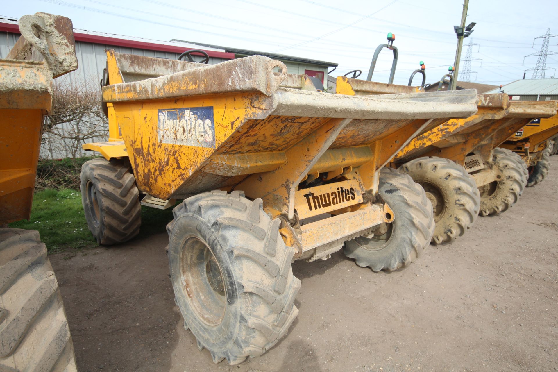 Thwaites 6T 4WD dumper. 2009. Hours TBC. Serial number SLCM565ZZ90887177. 405/70-20 wheels and - Image 2 of 35