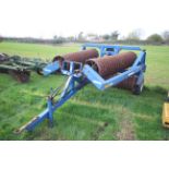 Dalbo 6.3m hydraulic folding rolls. With Snowflake rings. From a local Deceased estate.