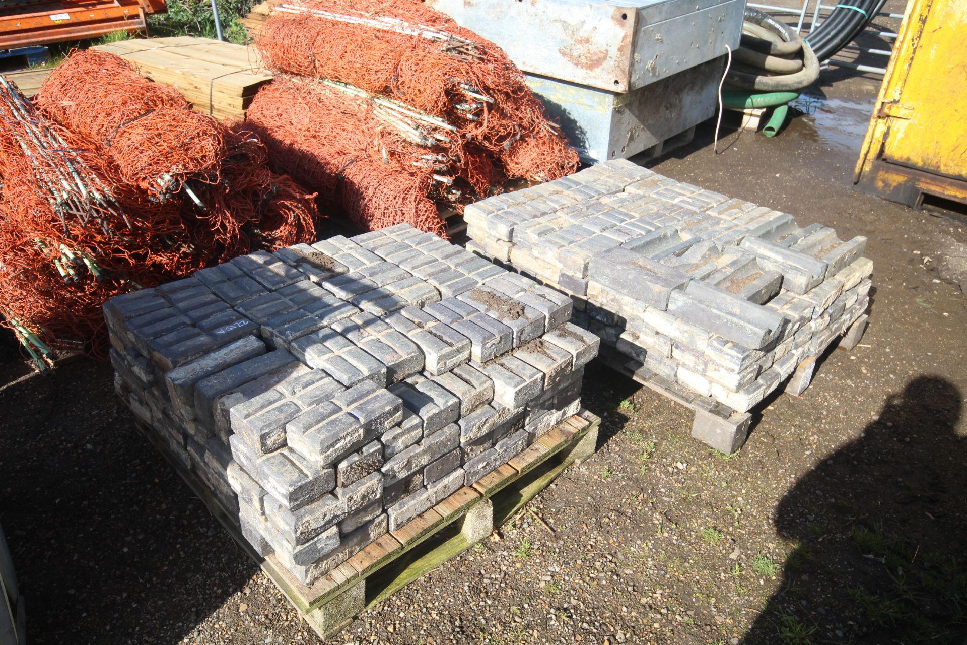 2x pallets of yard bricks.