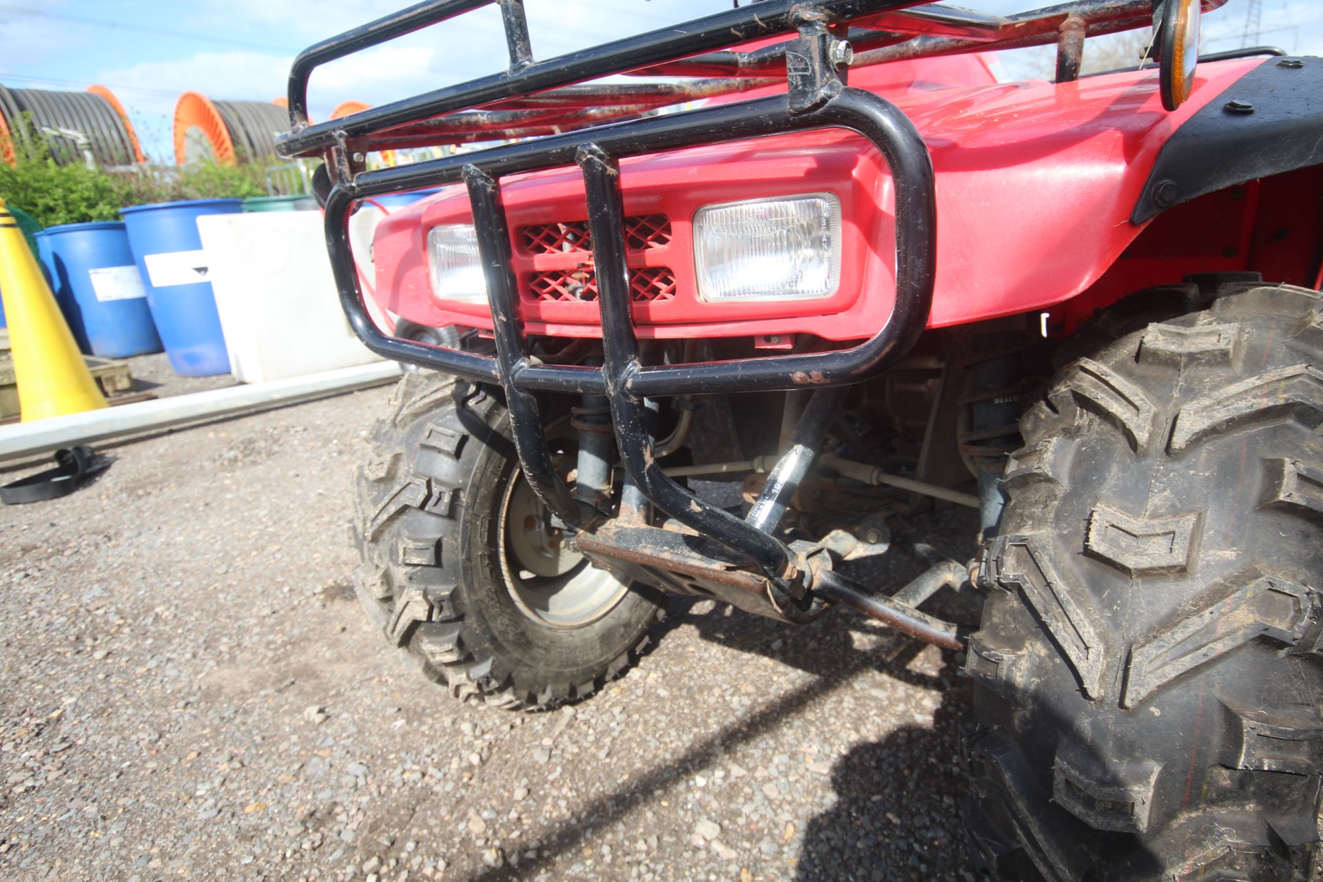 Honda Big Red 300 2WD quad bike. 1992. Owned from new. Key held. V - Bild 7 aus 24