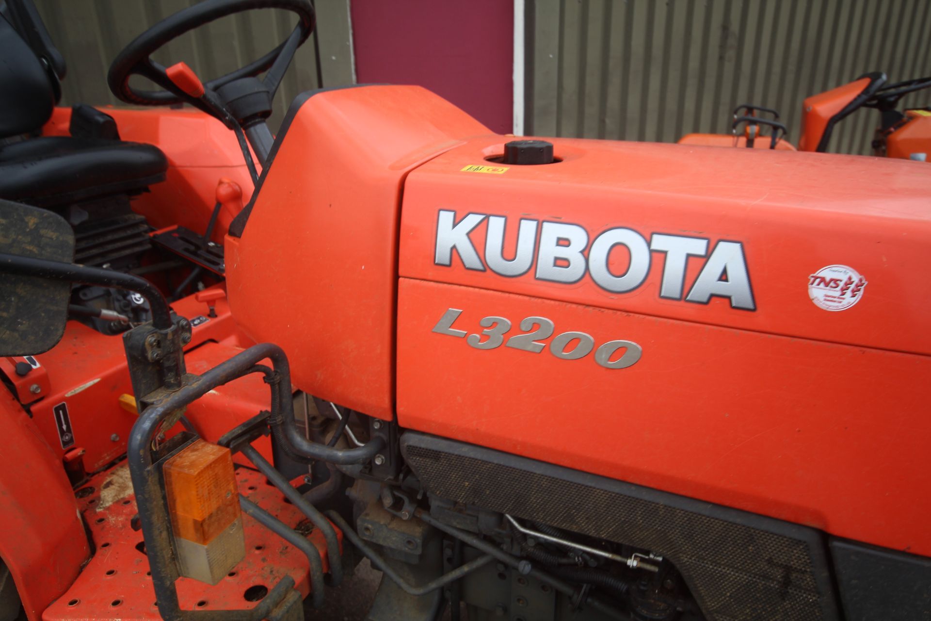 Kubota L3200 4WD compact tractor. Registration AY15 CYZ. Date of first registration xx/xx/2015. - Image 8 of 30