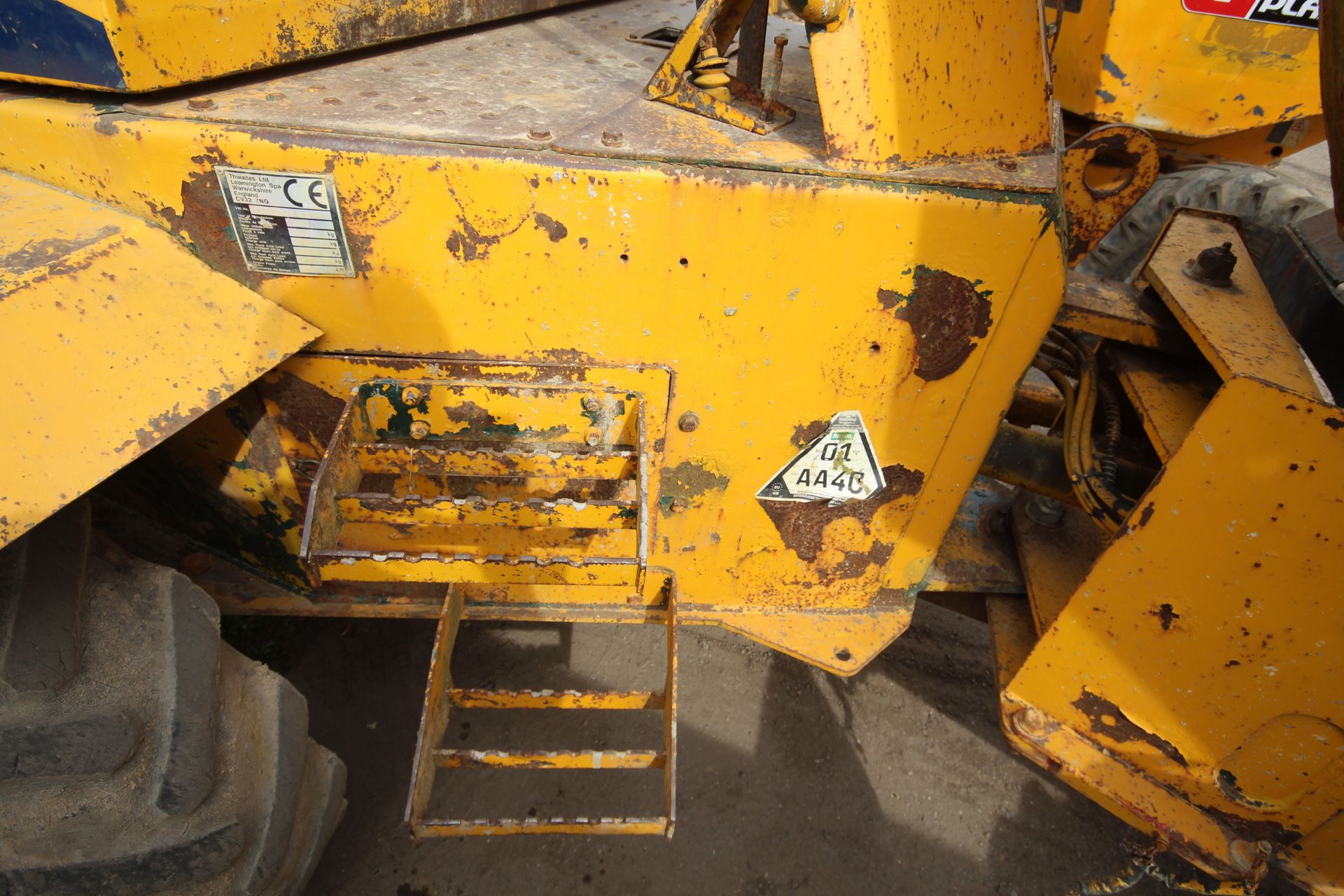 Thwaites 5T 4WD swivel tip dumper. 2003. 3,330 hours. Serial number SLCM355ZZ35.A3194. 12.5/80-18 - Image 12 of 37