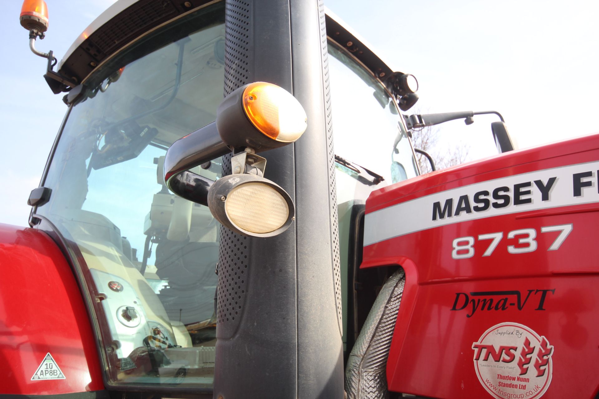 Massey Ferguson 8737 4WD tractor. Registration AY17 AVG. Date of first registration 14/03/2017. 4, - Image 19 of 104