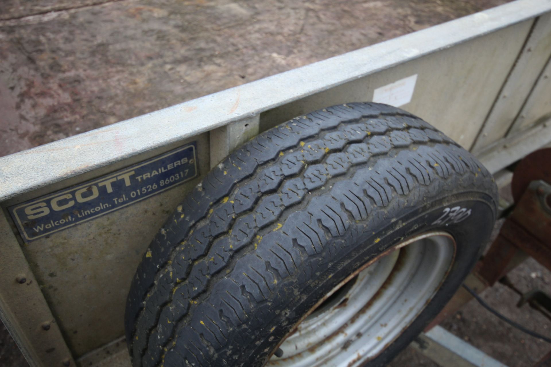 Ifor Williams LL166G 16ft twin axle flat bed trailer. Serial number 64791. With sides, spare - Image 6 of 35