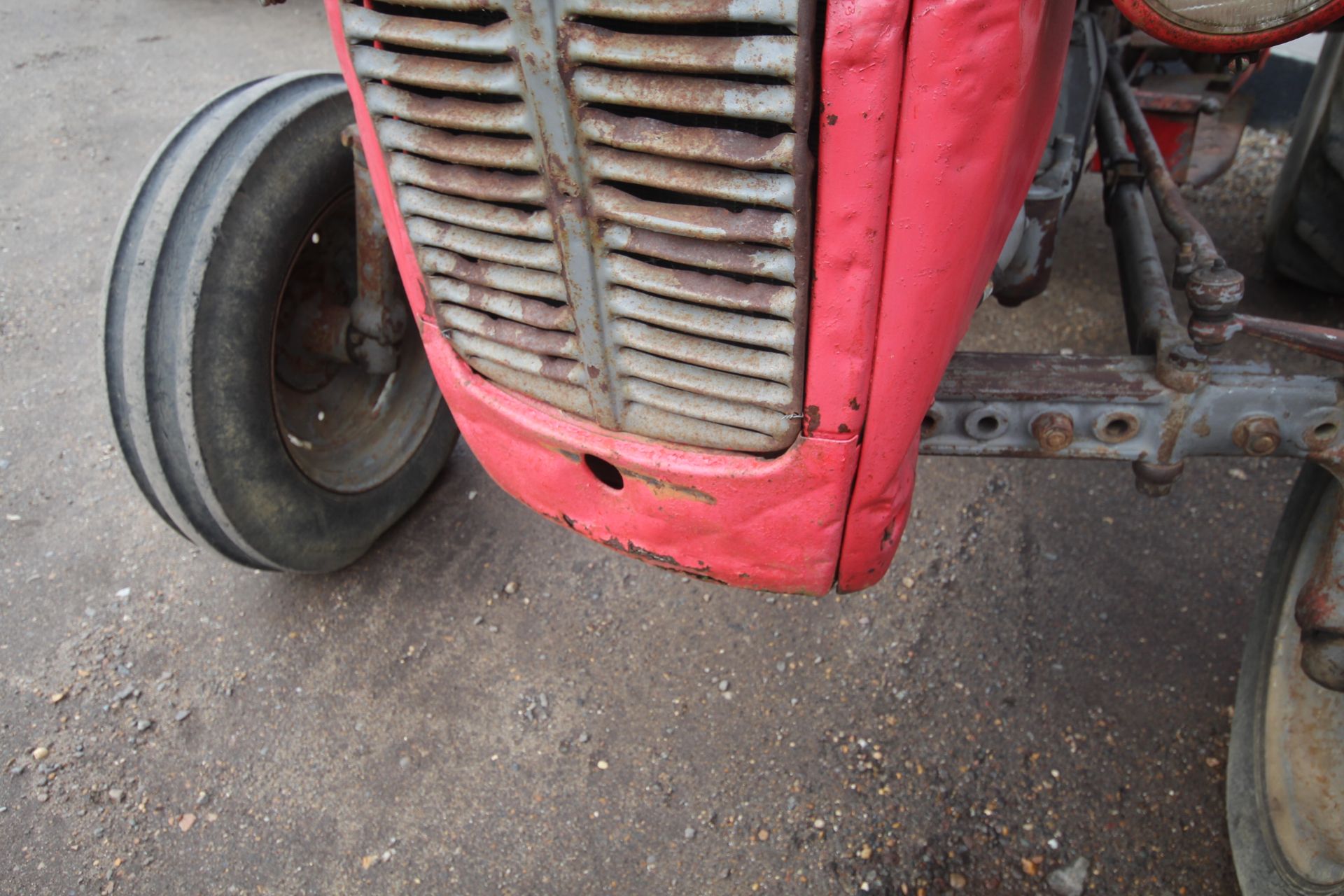 Massey Ferguson 35X 2WD tractor. 1963. Serial number SNMY313859. 11-28 rear wheels and tyres. - Image 6 of 43