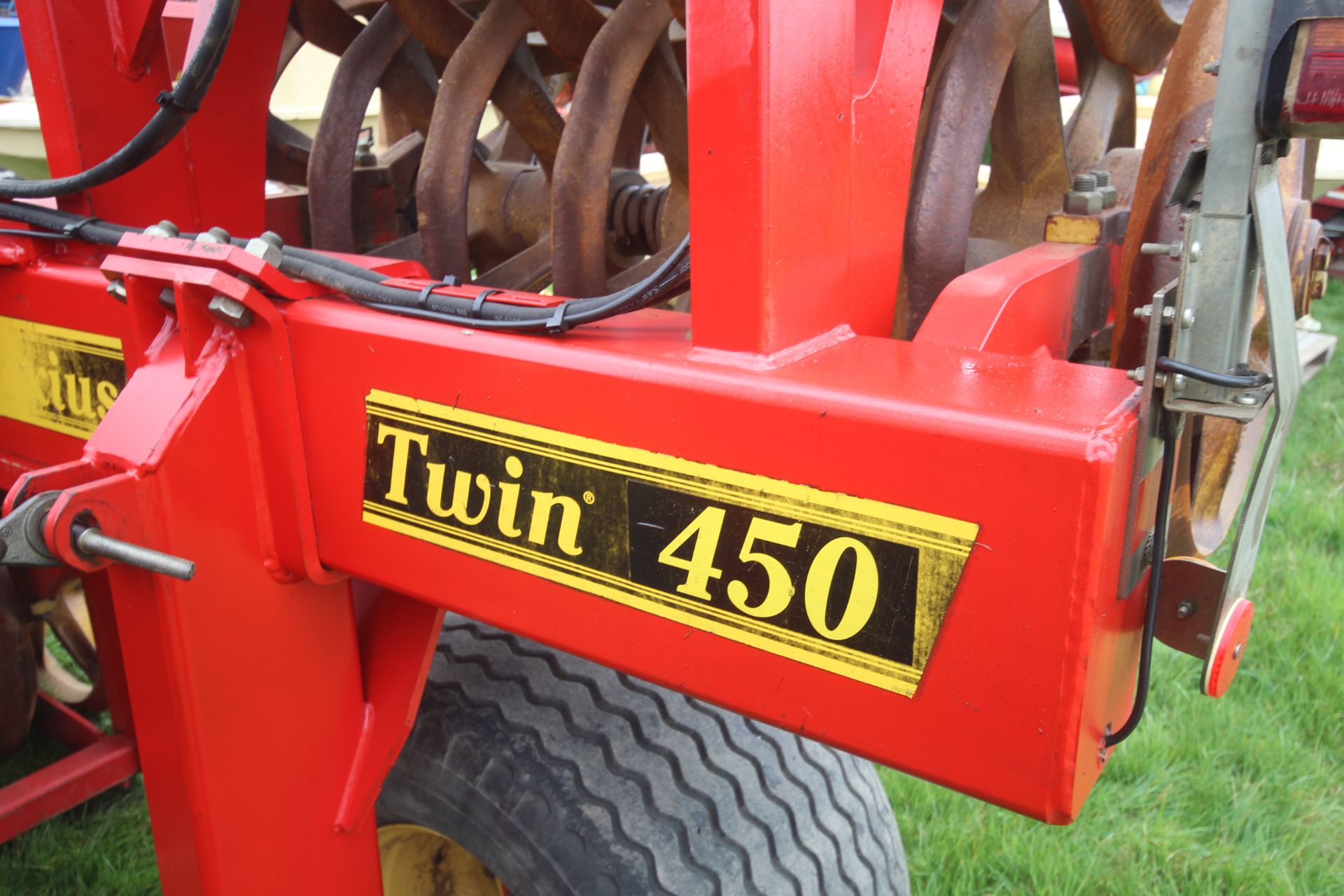 Vaderstad 4.5m Rexius Twin 450. With sprung legs, levelling paddles and double cast iron rings. - Image 26 of 48