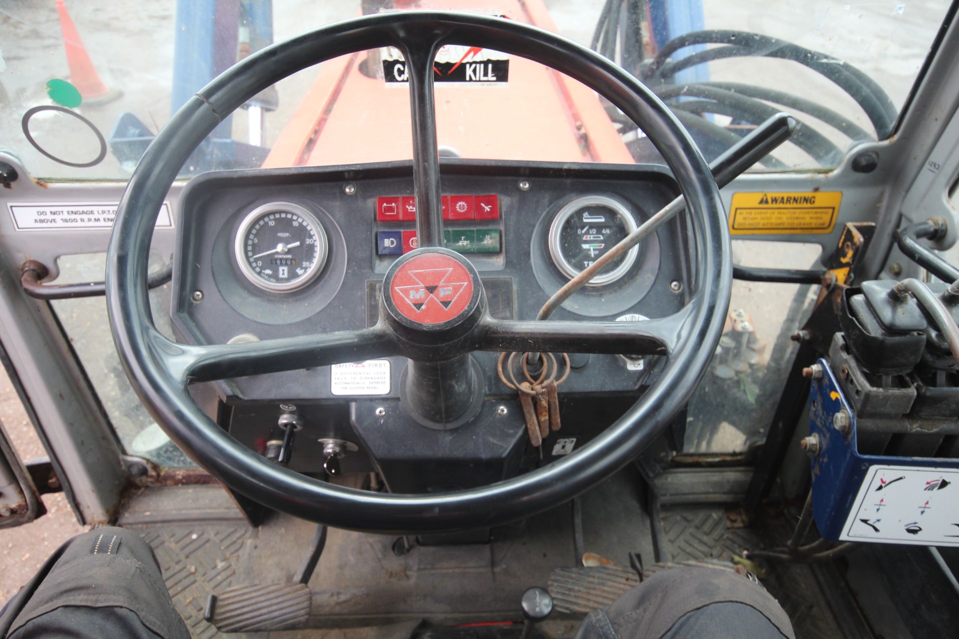 Massey Ferguson 698 4WD tractor. Registration DVF 568Y. Date of first registration 04/01/1983. 6,591 - Image 56 of 58