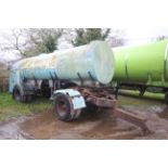 c.16,000L three compartment stainless steel artic bowser. With dolly, chemical locker and Honda