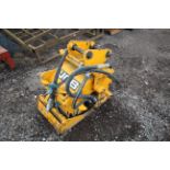 JCB digger mounted Patch Planer. With asphalt pick