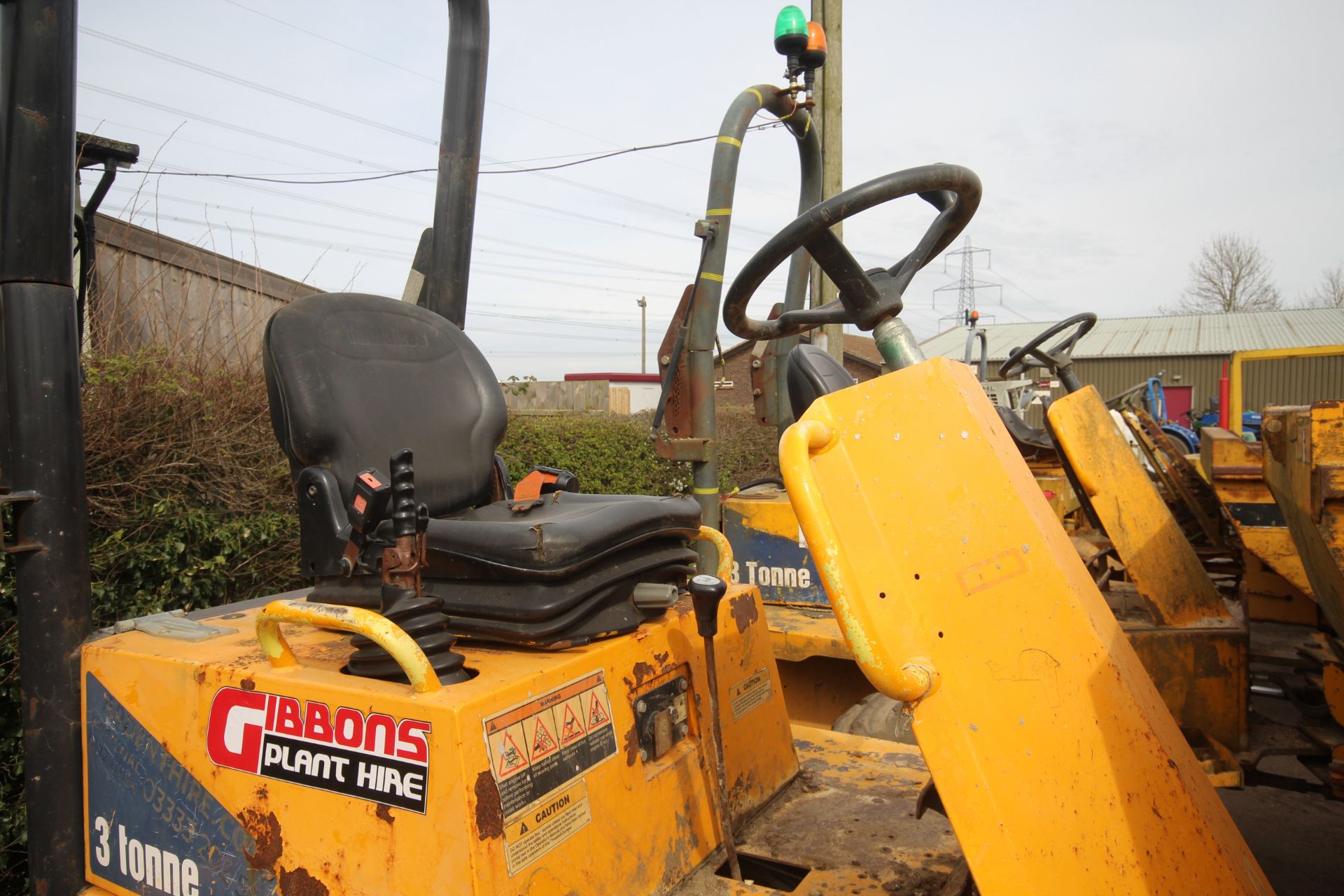 Thwaites 3T 4WD swivel tip dumper. 2014. 996 hours. Serial number SLCM573Z1409C9704. 11.5/80-15.3 - Image 9 of 34