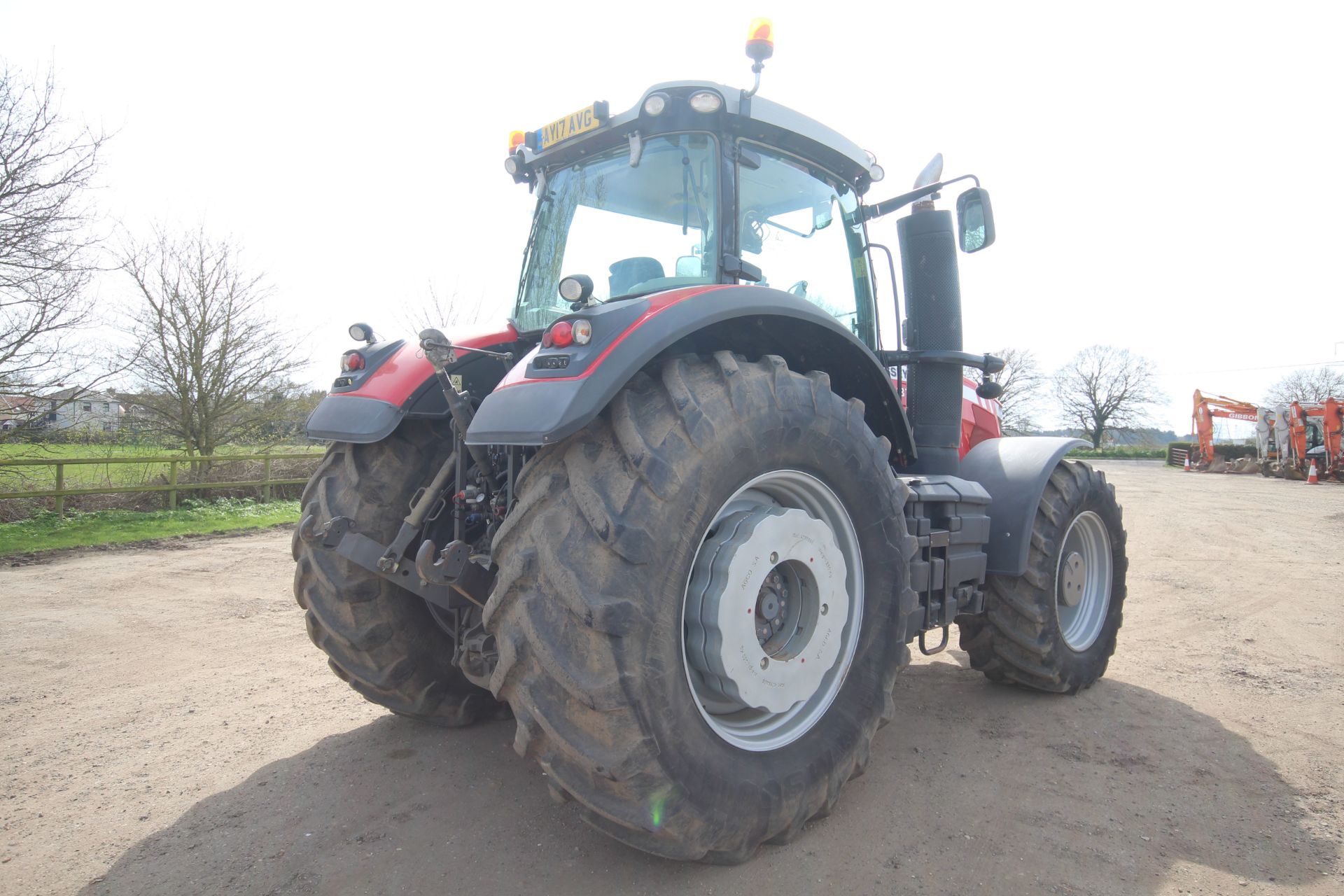 Massey Ferguson 8737 4WD tractor. Registration AY17 AVG. Date of first registration 14/03/2017. 4, - Image 5 of 104