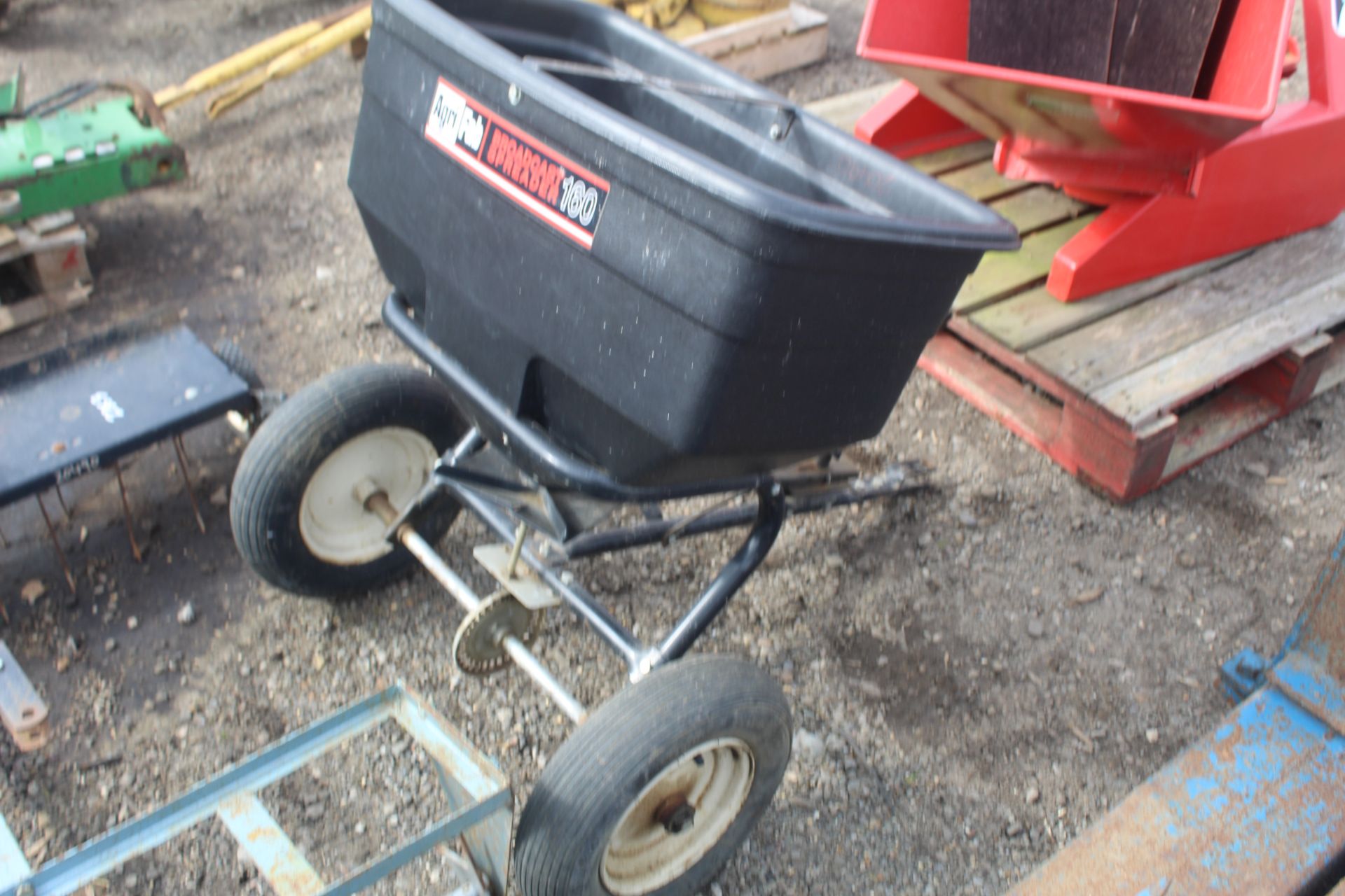 Trailed seed spreader for ride-on mower. - Image 9 of 9