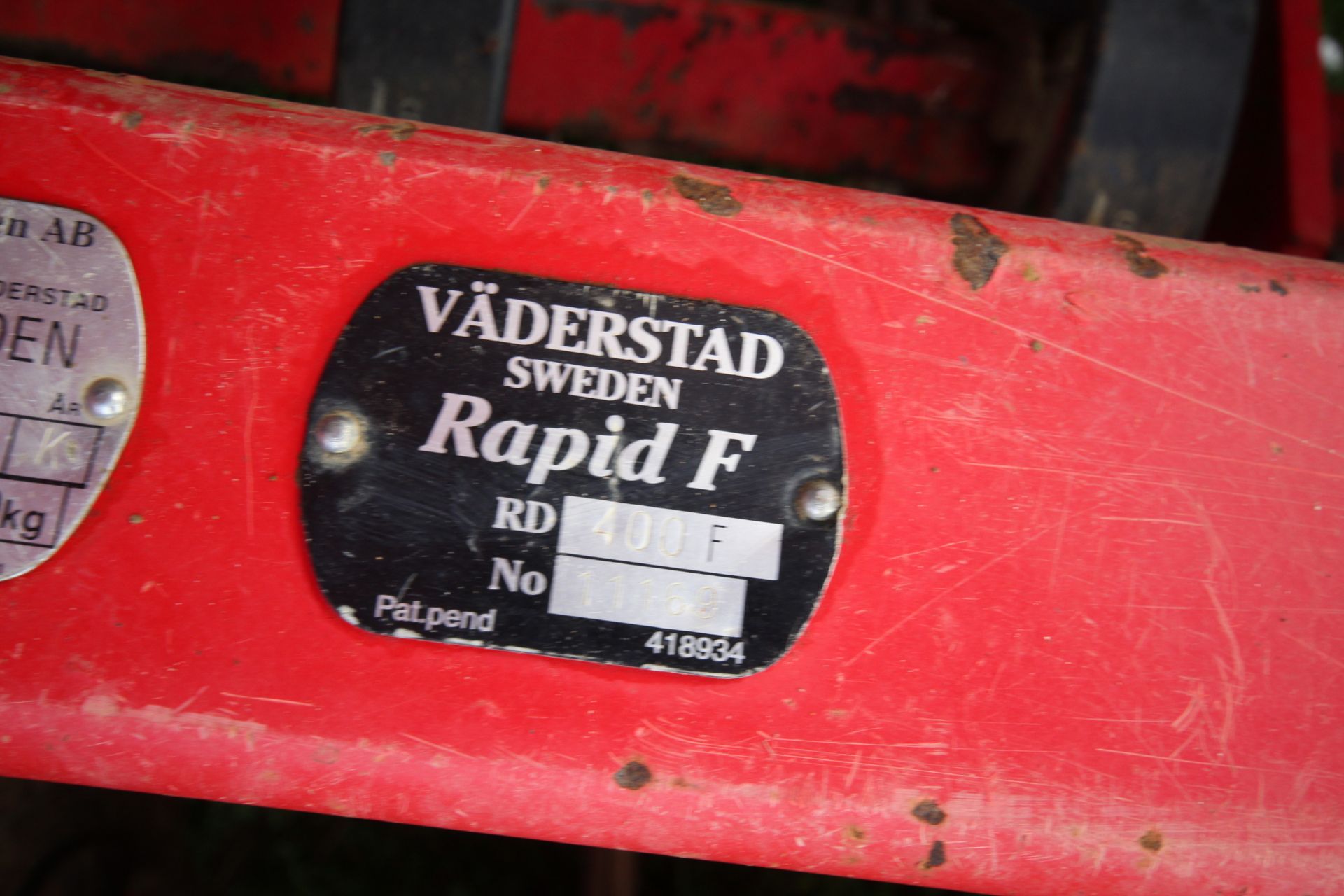 Vaderstad Rapid 400F 4m System Disc drill. With smooth tyre packer, front packer and spares. Control - Image 53 of 56