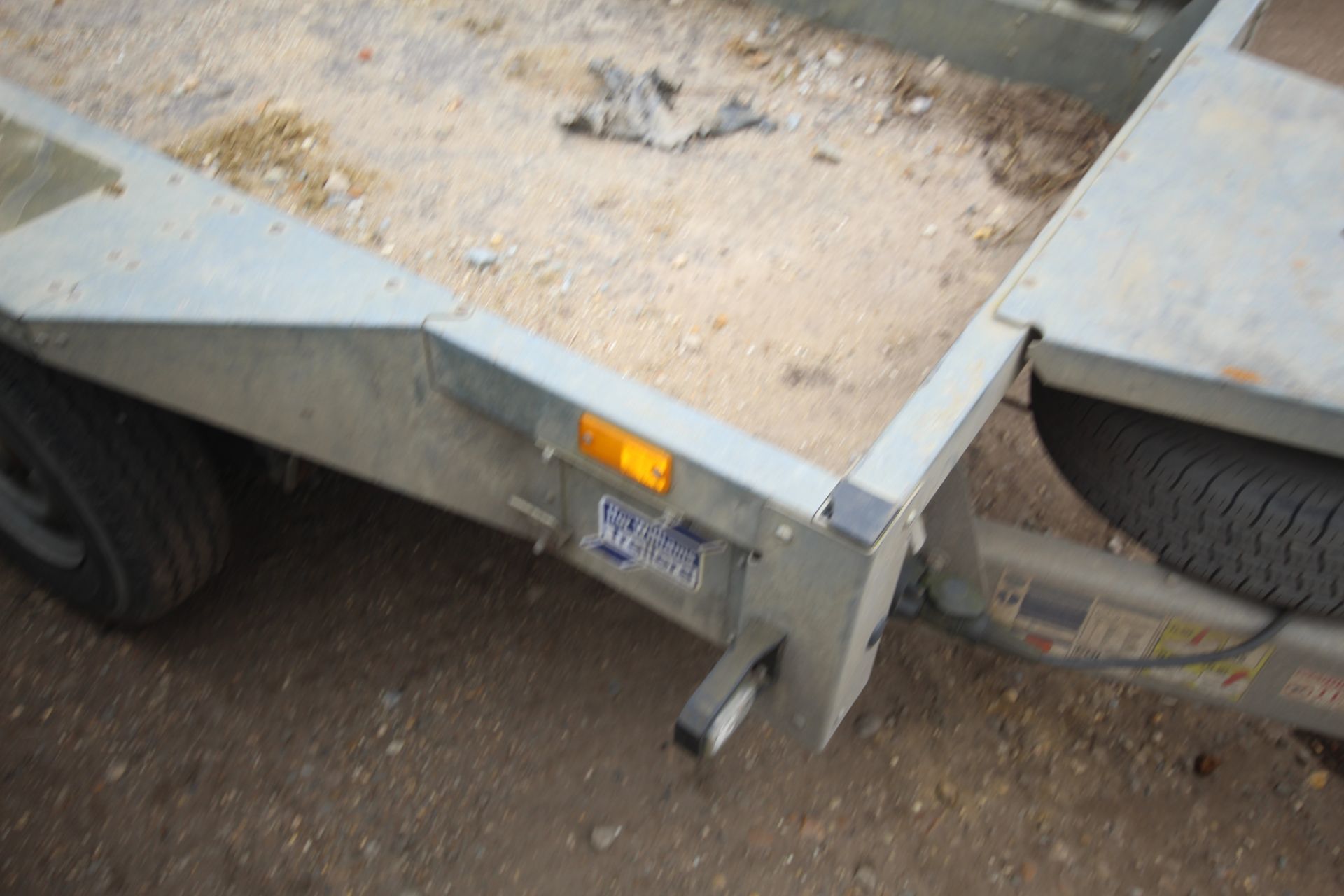 Ifor Williams GX84 8ft x 4ft twin axle plant trailer. With full width ramp. For sale on behalf of - Image 4 of 32