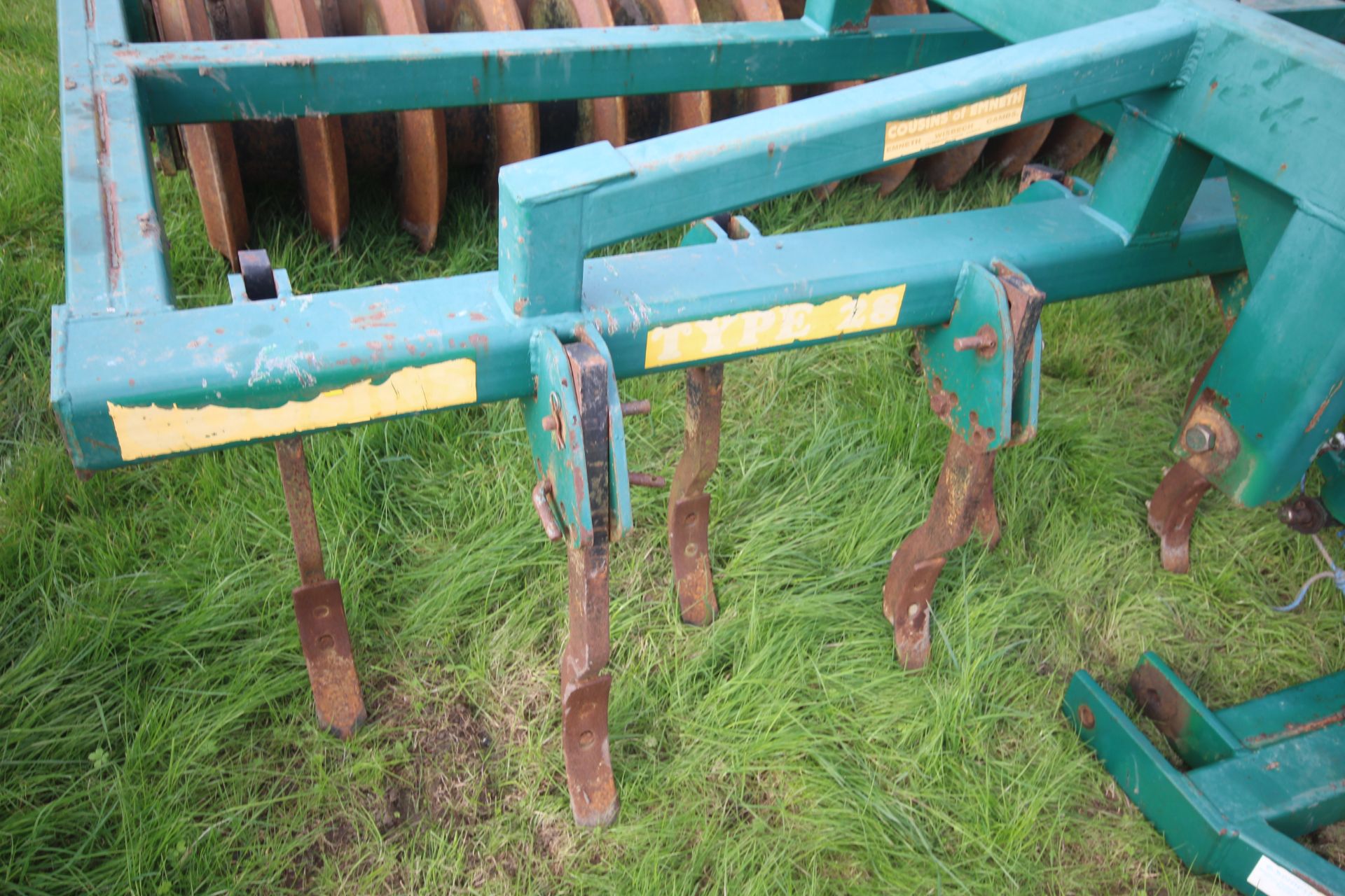 Cousins Type 28 3.4m trailed double press. With DD style rings and leading tines. From a local - Bild 29 aus 31