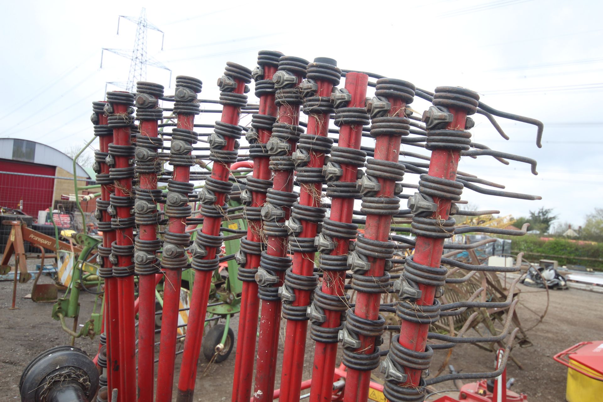 Lely Hibiscus 458S single rotor rake. Serial number 0003127837. V - Image 5 of 15