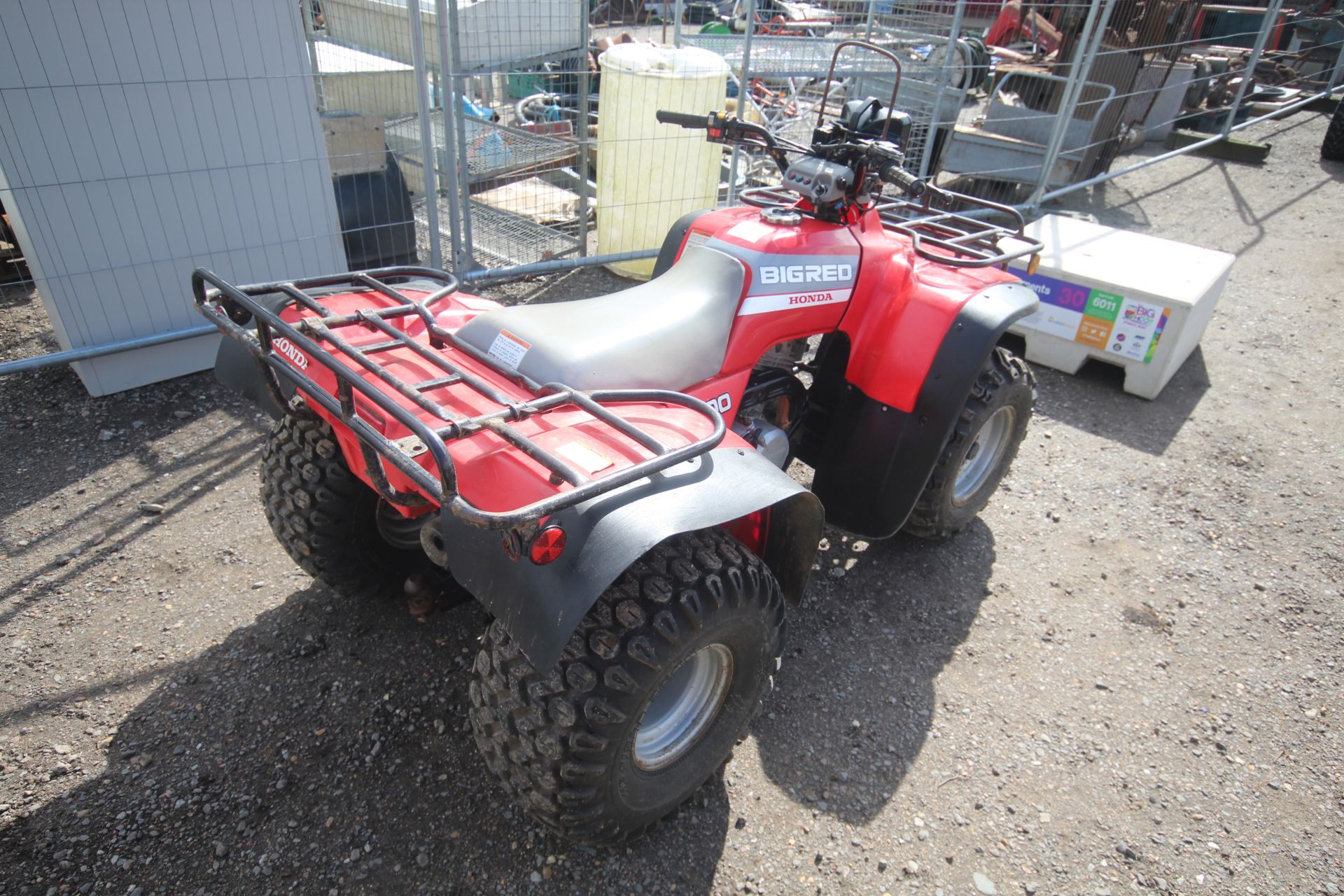 Honda Big Red 300 2WD quad bike. 1992. Owned from new. Key held. V - Image 2 of 24