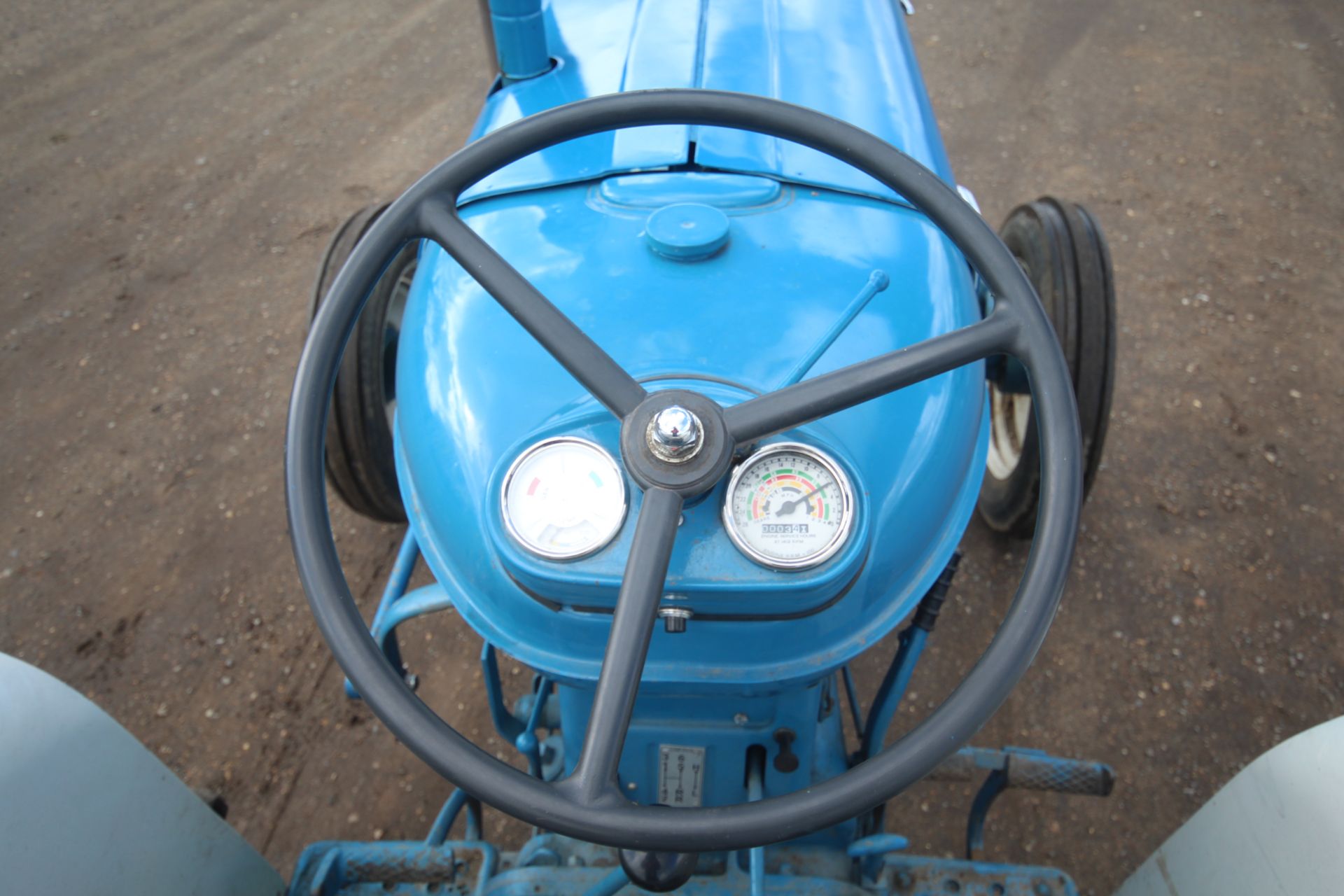 Fordson New Performance Super Major 2WD tractor. 12.4-36 rear wheels and tyres @ 99%. Key held. - Image 39 of 47