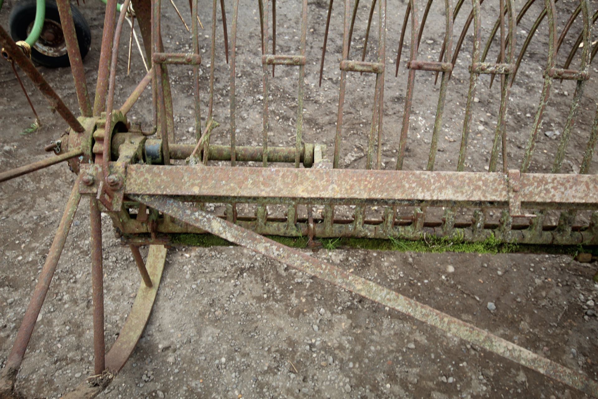 Trailed vintage hay rake. V - Image 9 of 10