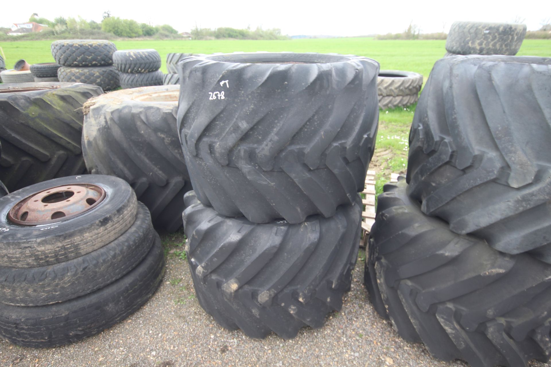 5x 700/45-22.5 flotation tyres. - Image 7 of 10