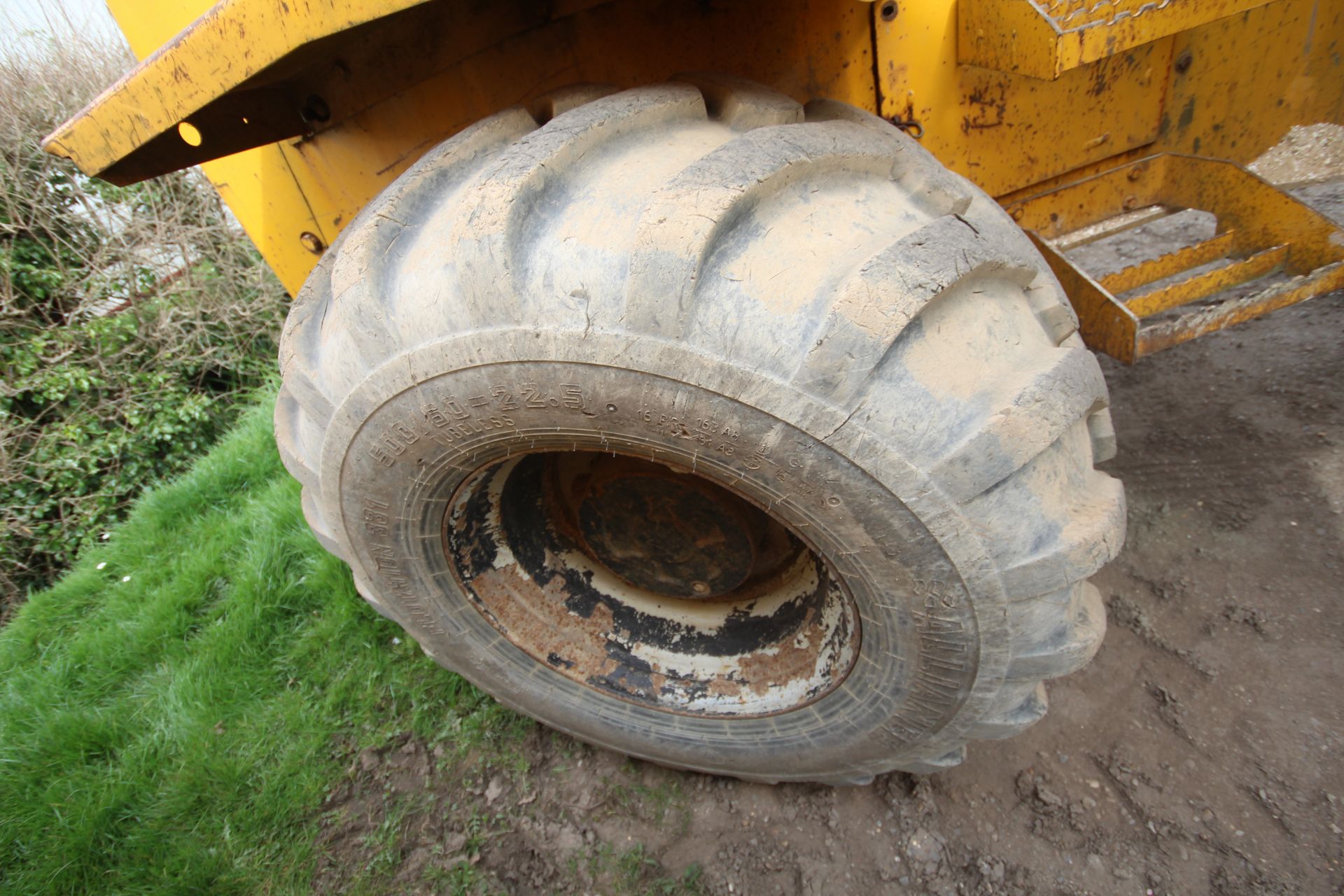 Thwaites 9T 4WD dumper. 2005. Unknown hours. Serial number SLCM39022507A6719. 500/60-22.5 wheel - Image 13 of 32