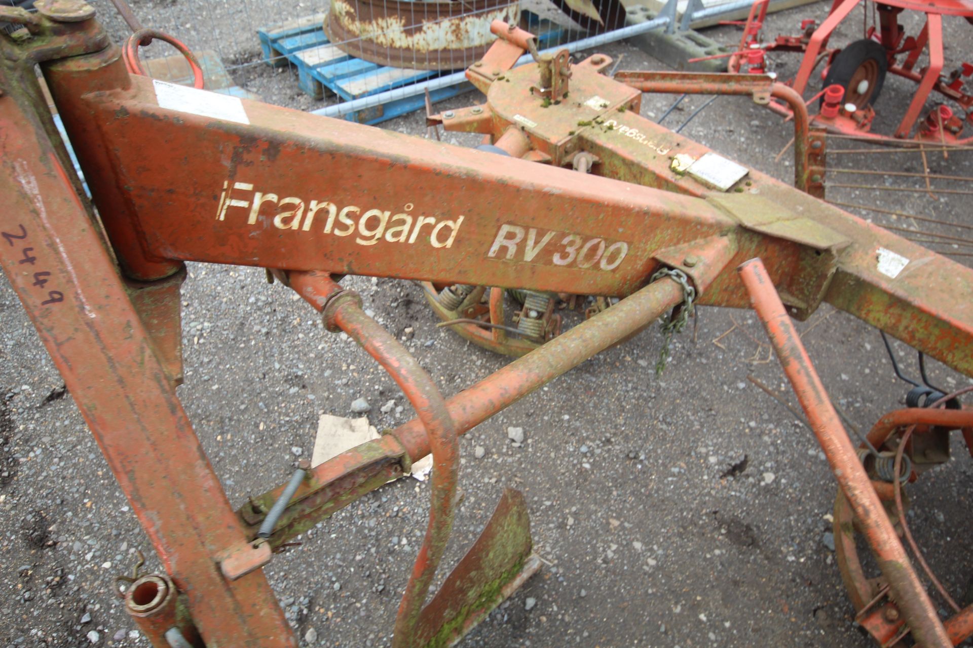 Fransgard RV300 hay turner. V - Image 3 of 10