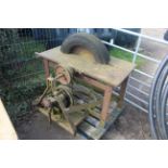 PTO saw bench. V