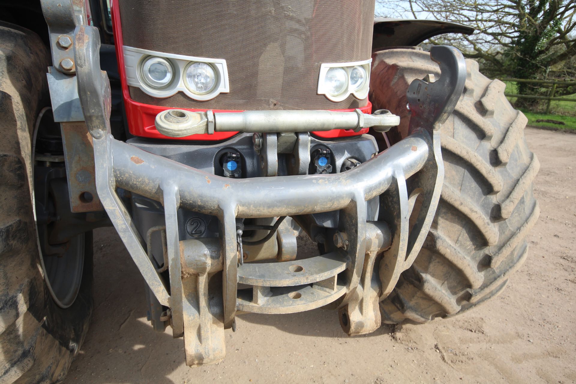 Massey Ferguson 8737 4WD tractor. Registration AY17 AVG. Date of first registration 14/03/2017. 4, - Image 8 of 104