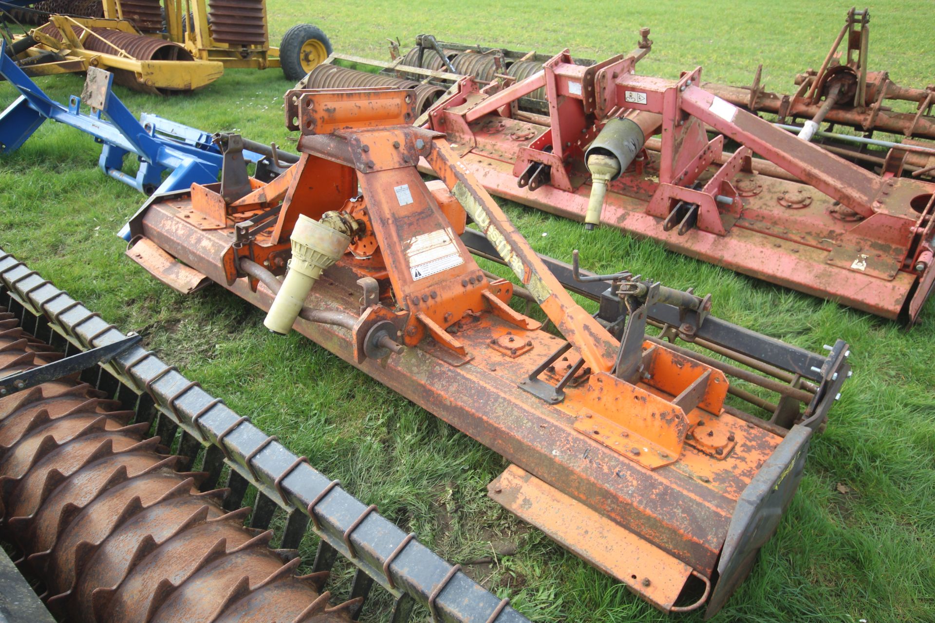 Westmac Pegararo 3m power harrow. Vendor reports owned since 2001 and used regularly. For sale due