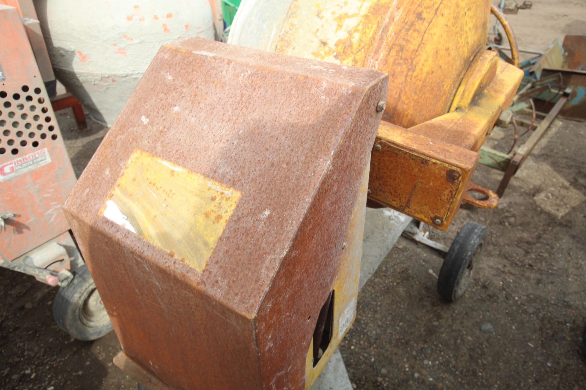 Site cement mixer. With diesel engine. Manual held. - Image 4 of 13