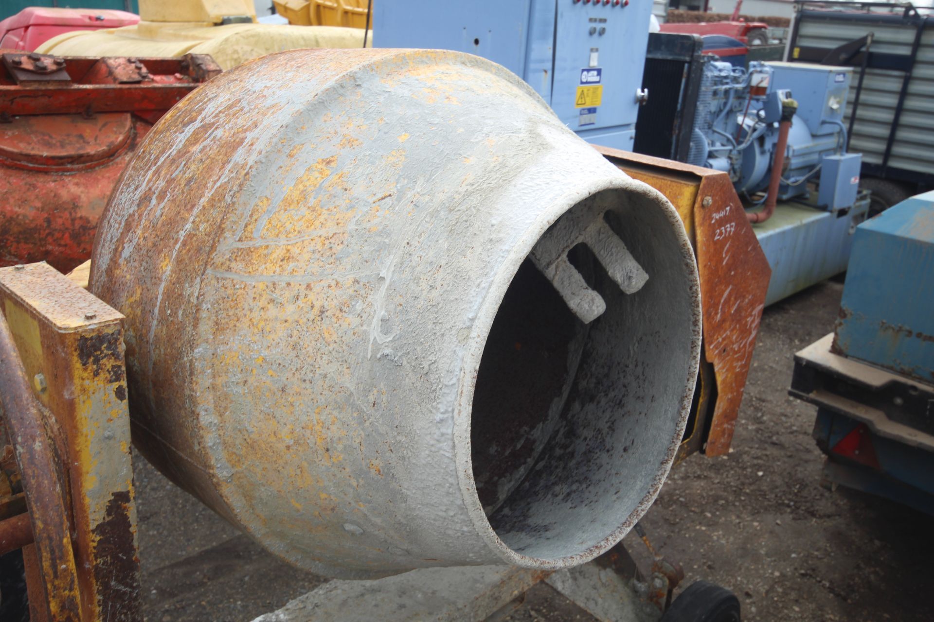 Site cement mixer. With diesel engine. Manual held. - Image 12 of 13