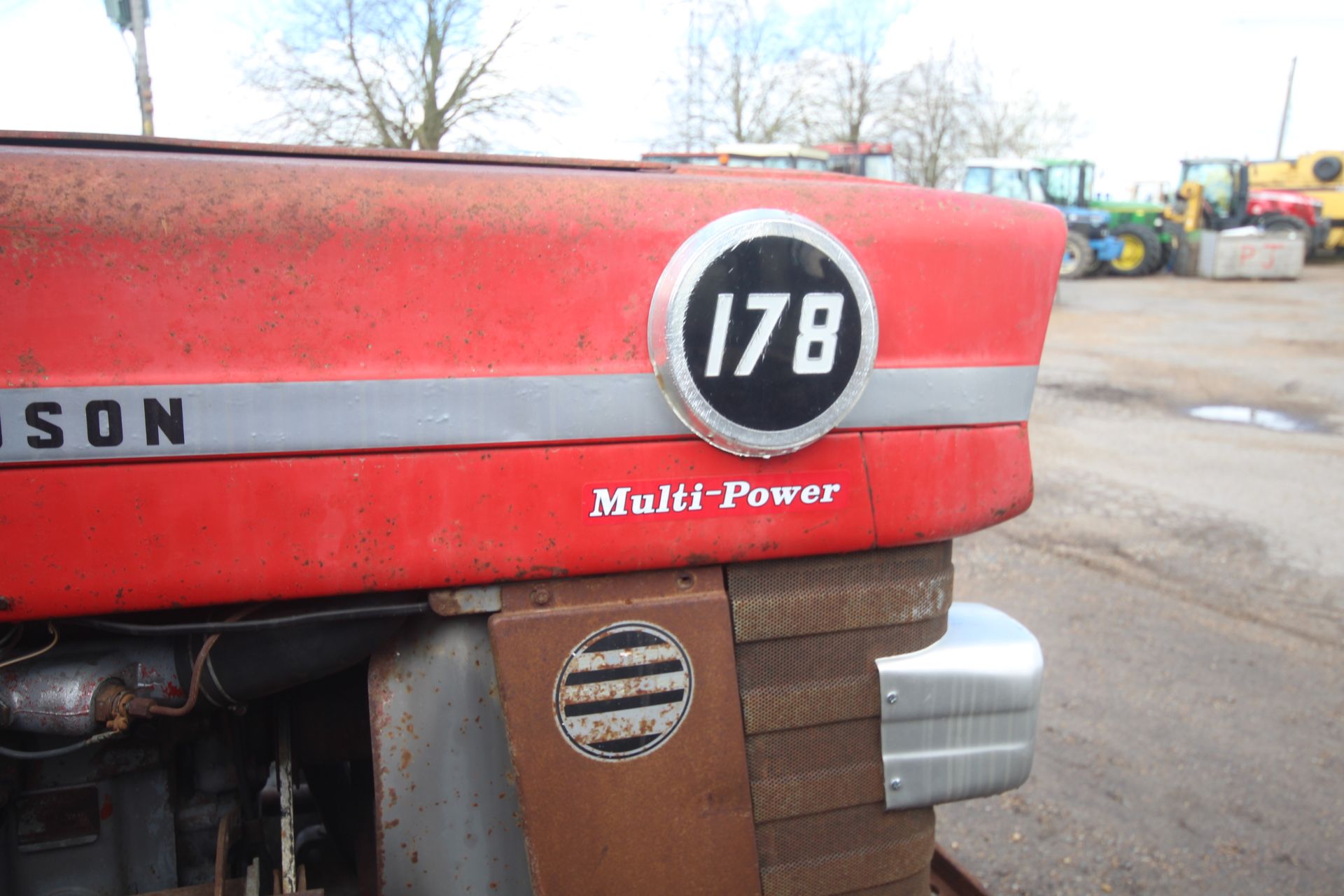 Massey Ferguson 178 Multi-Power 2WD tractor. Registration GWC 408H. Date of first registration 16/ - Bild 37 aus 56