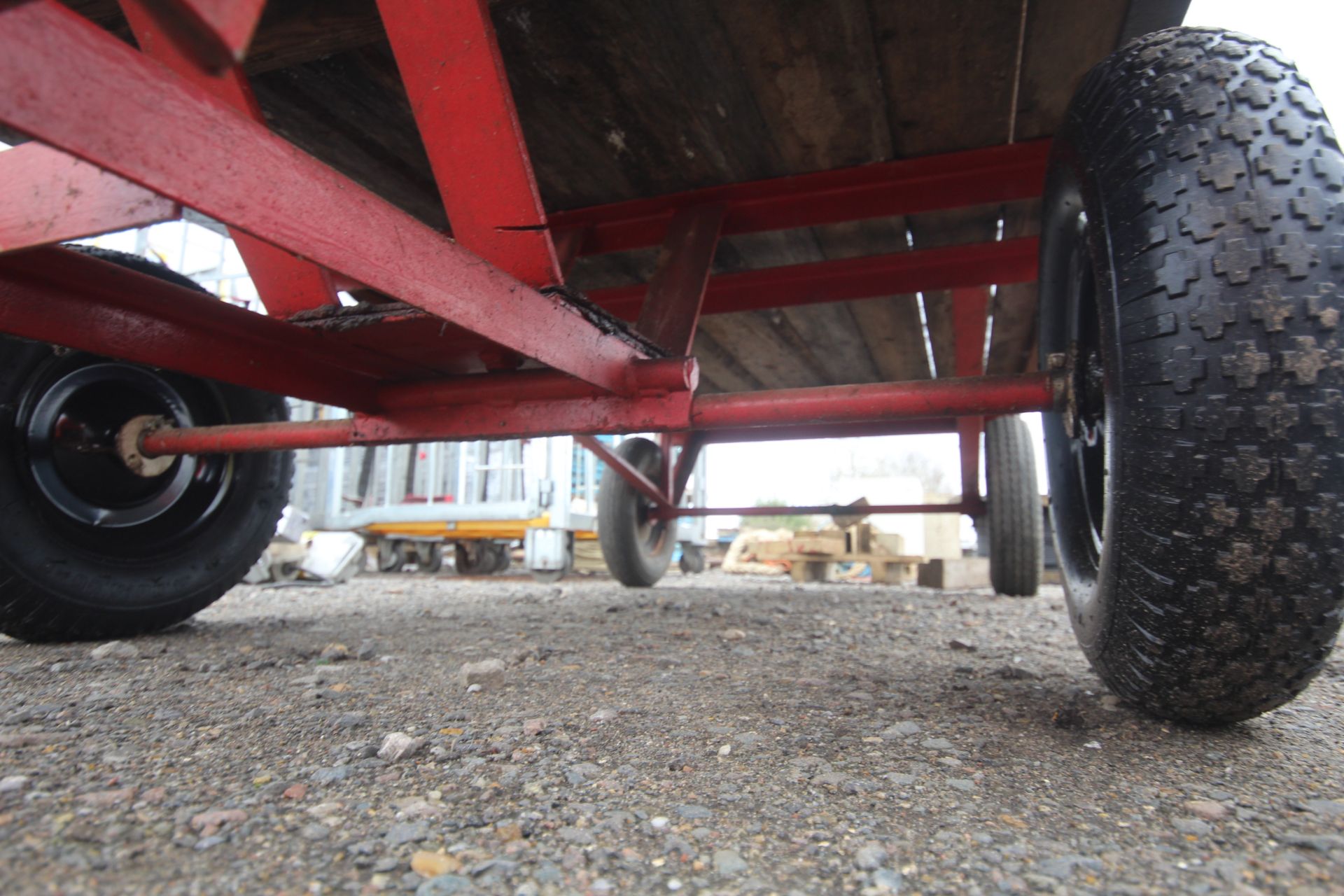 4 wheel yard trolley. - Image 4 of 6