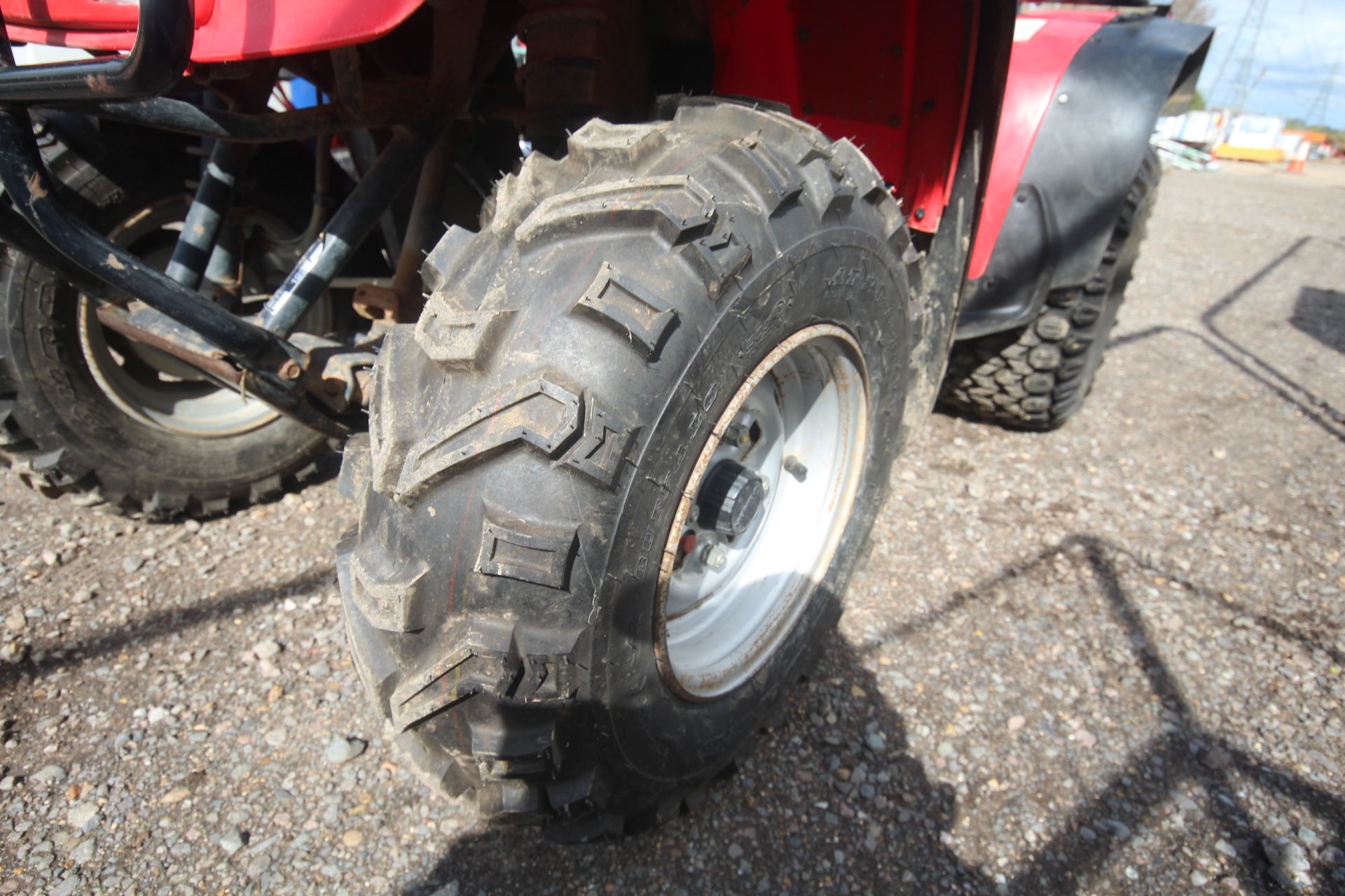 Honda Big Red 300 2WD quad bike. 1992. Owned from new. Key held. V - Bild 8 aus 24