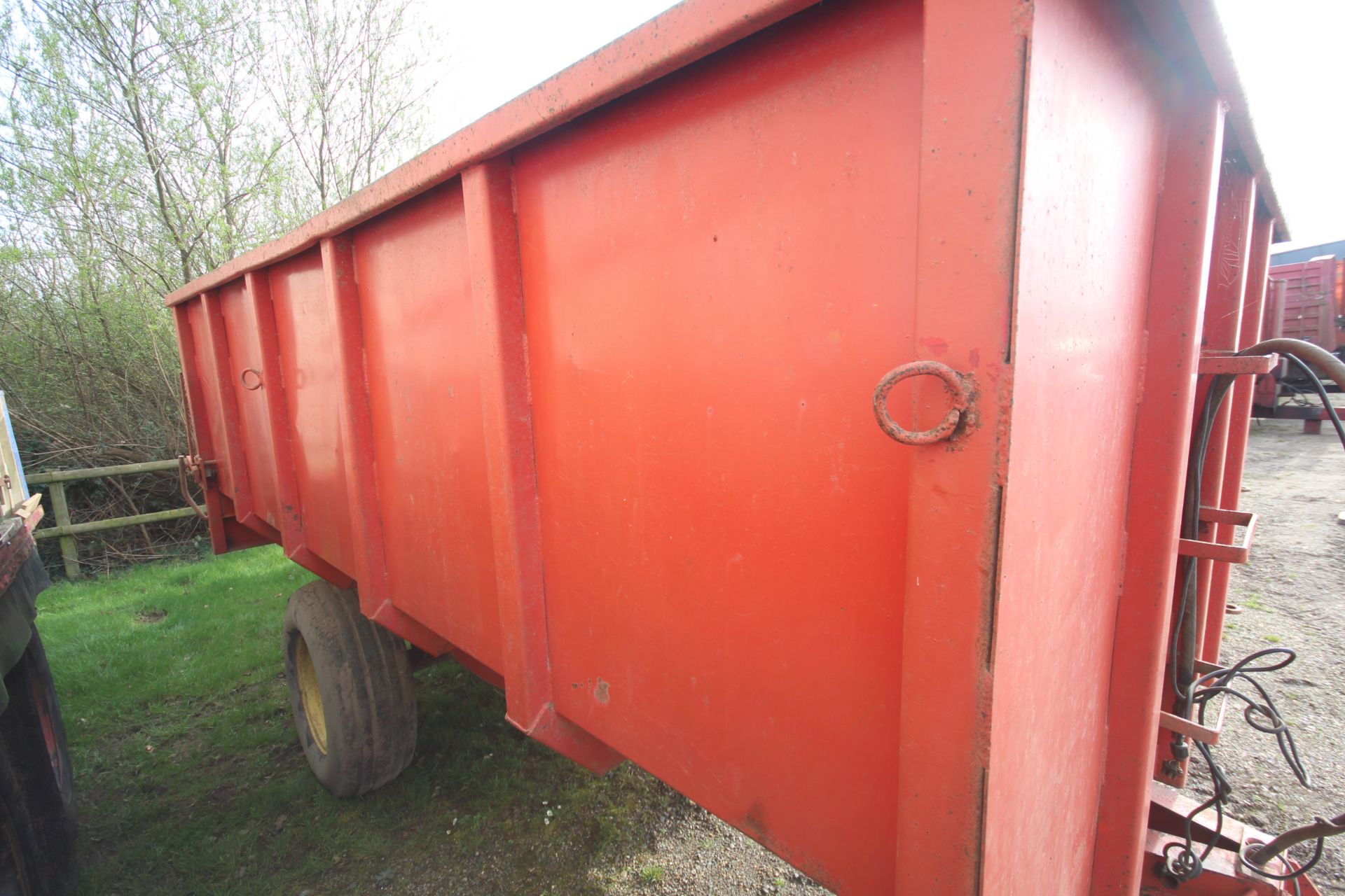 Massey Ferguson/ Weeks 6T single axle tipping trailer. From a local Deceased estate. - Image 12 of 27