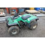 Kawasaki KLF 300 300cc 2WD quad bike. Key held. V