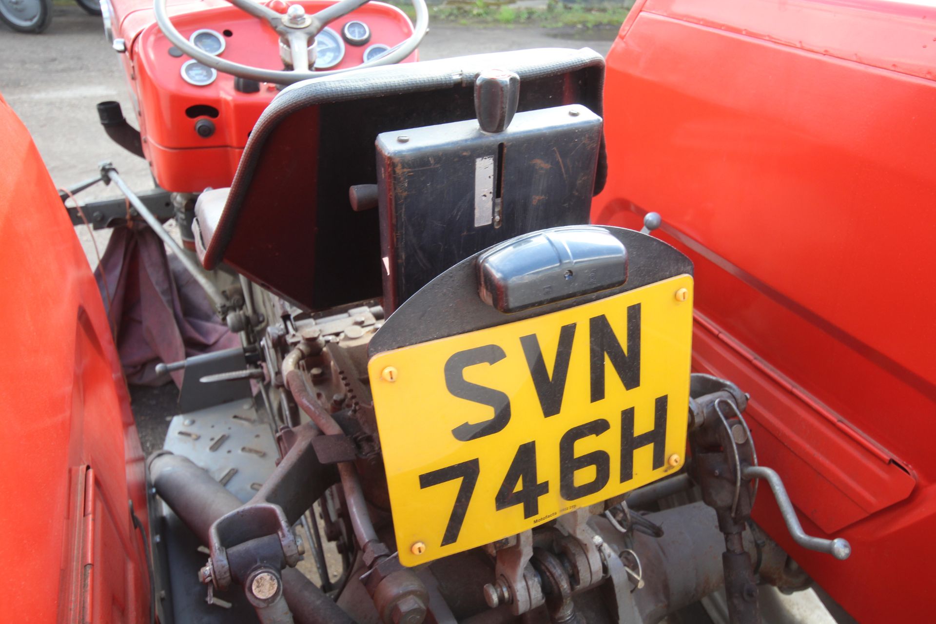 Massey Ferguson 135 2WD tractor. Registration SVN 746H. Date of first registration 25/03/1970. 12. - Image 18 of 46