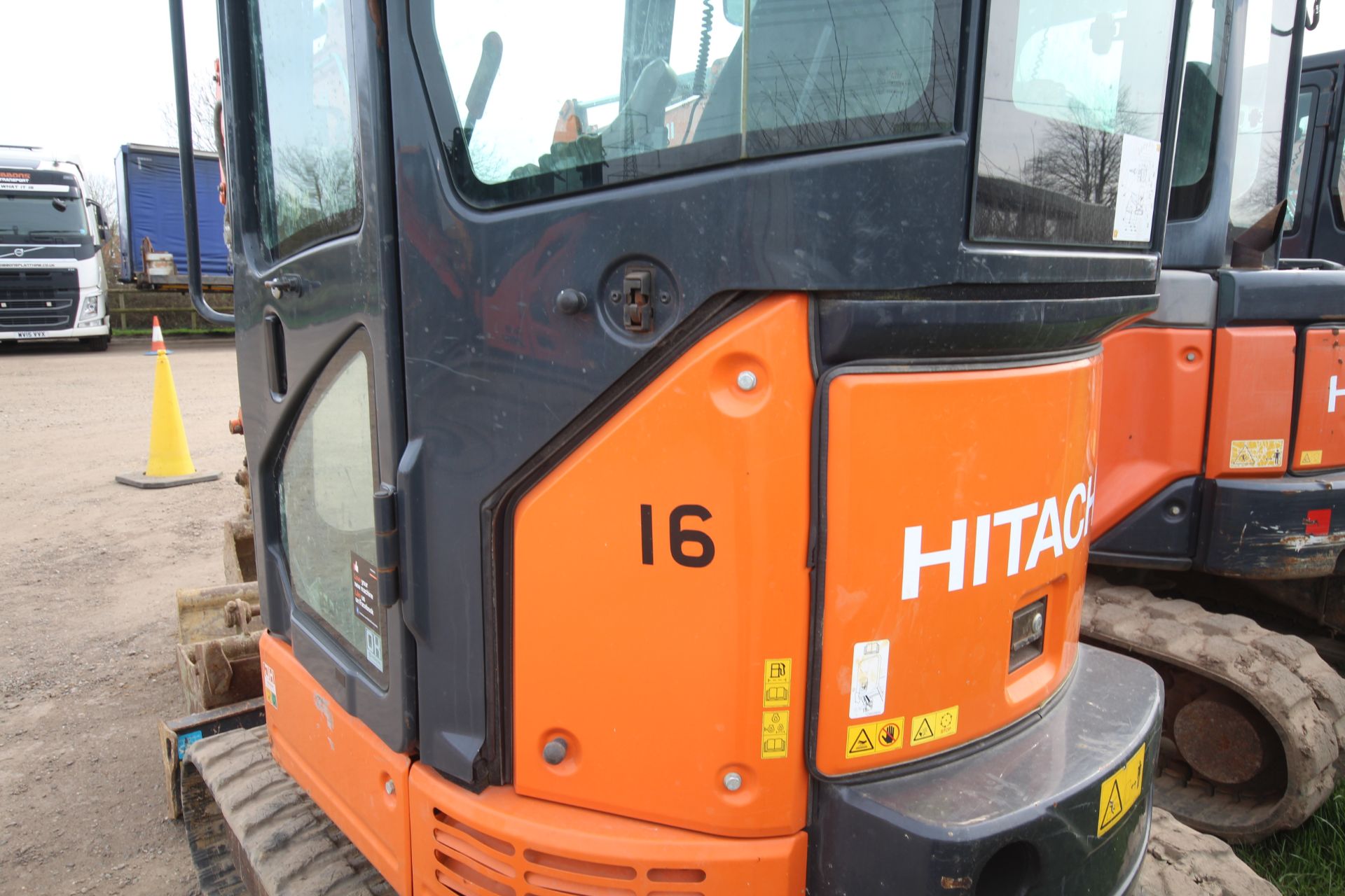 Hitachi Z-Axis 26U-5A 2.6T rubber track excavator. 2019. 2,120 hours. Serial number HCM - Image 25 of 61