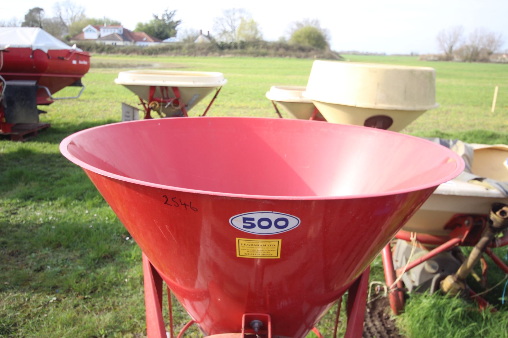 Fleming Sitrex 500 fertiliser spreader. With spare spreader disc. - Image 2 of 11