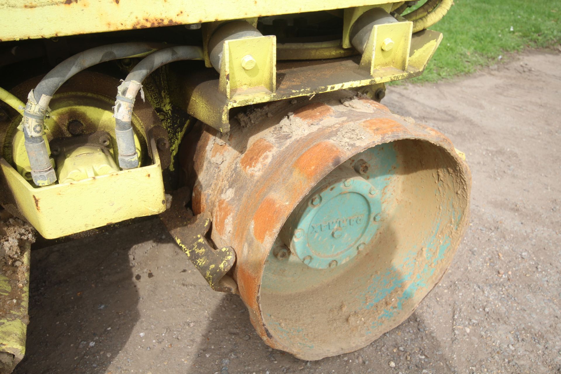 Rammax double drum trench roller. With Hatz diesel engine. Key held. V - Image 10 of 13