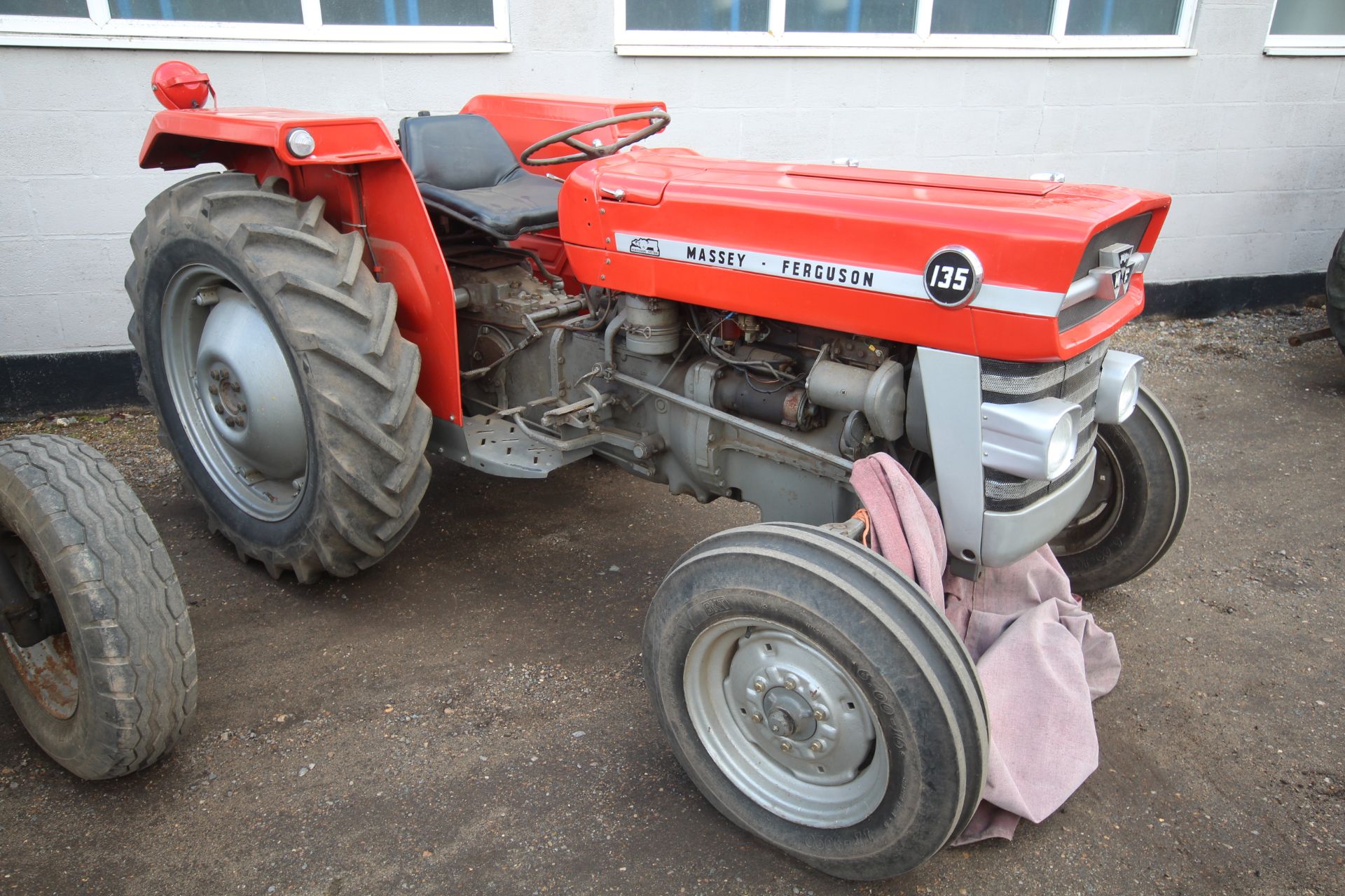 Massey Ferguson 135 2WD tractor. Registration SVN 746H. Date of first registration 25/03/1970. 12.