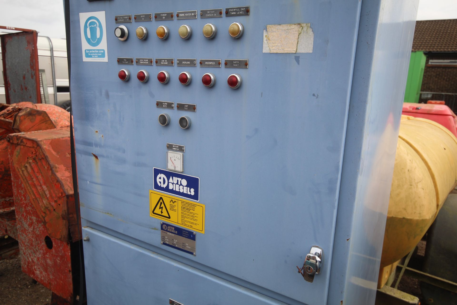 100 KVA turbo diesel generator. With self-start control panel. - Image 10 of 20