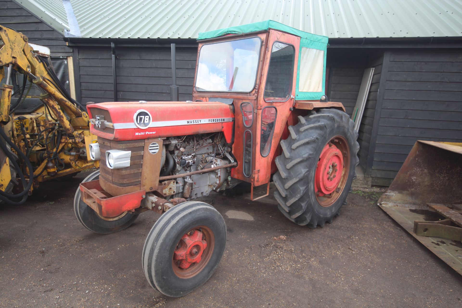 Massey Ferguson 178 Multi-Power 2WD tractor. Registration GWC 408H. Date of first registration 16/