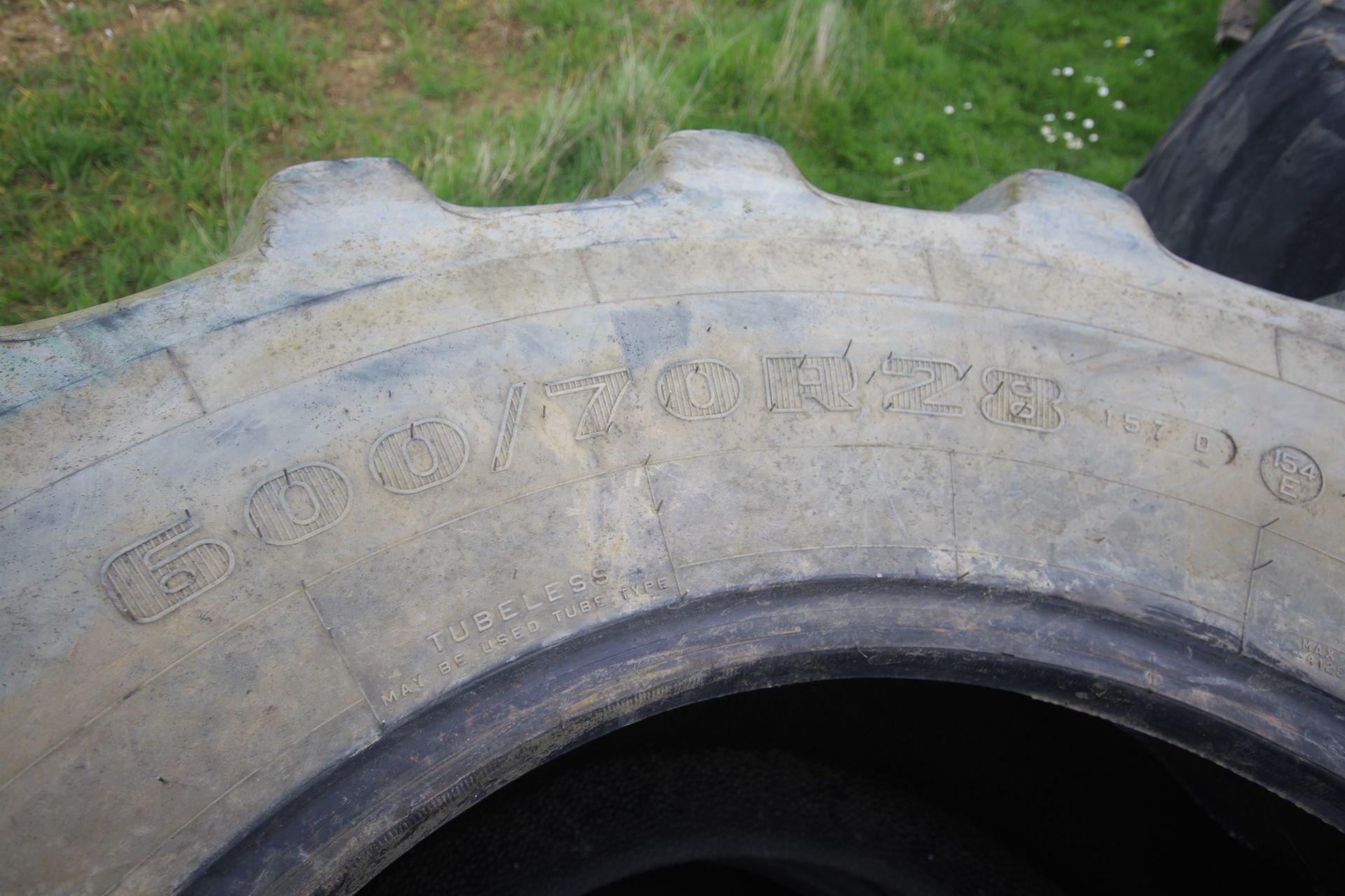 2x 600/70R28 tyres. V - Image 5 of 5